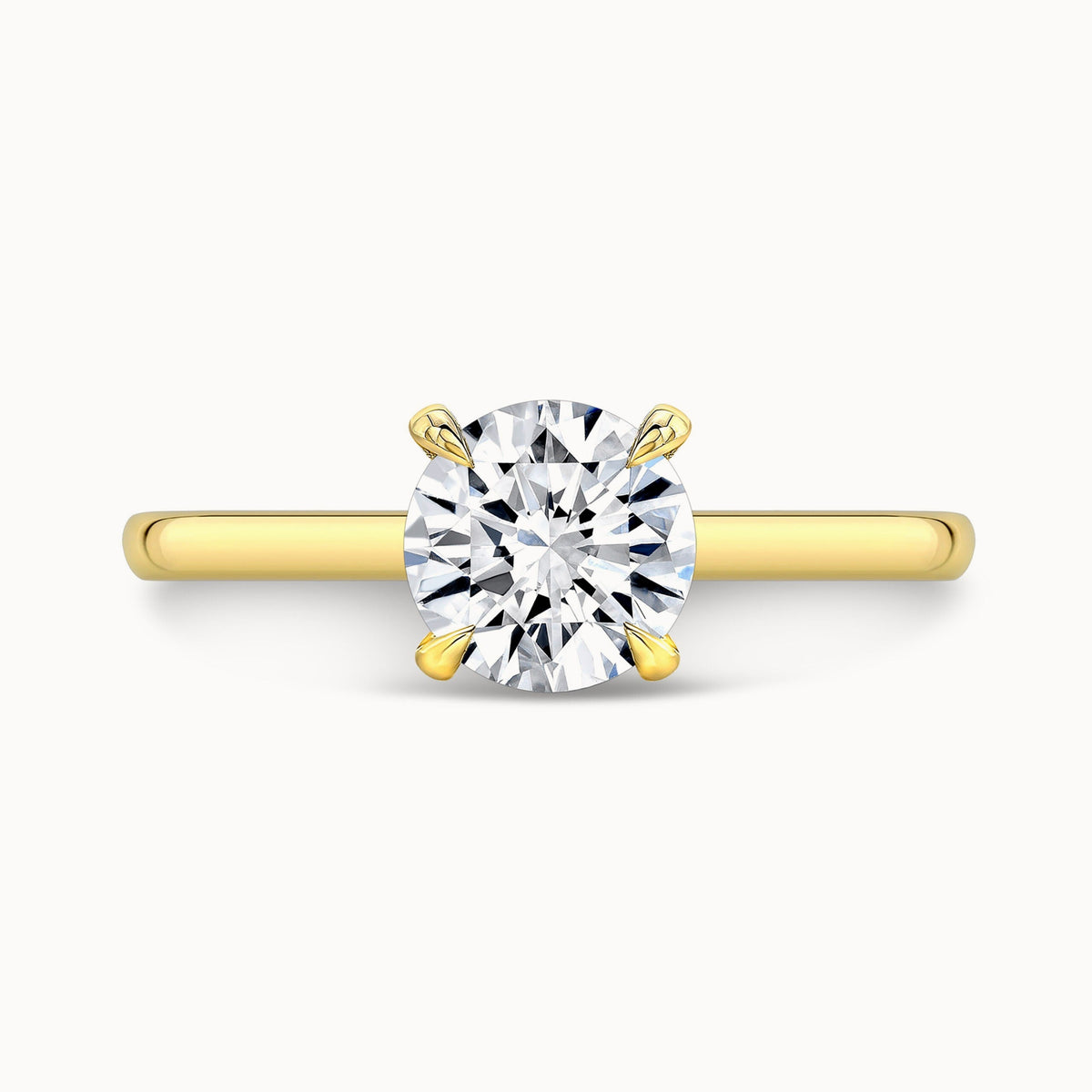 The Monique Round Lab Grown Diamond Ring