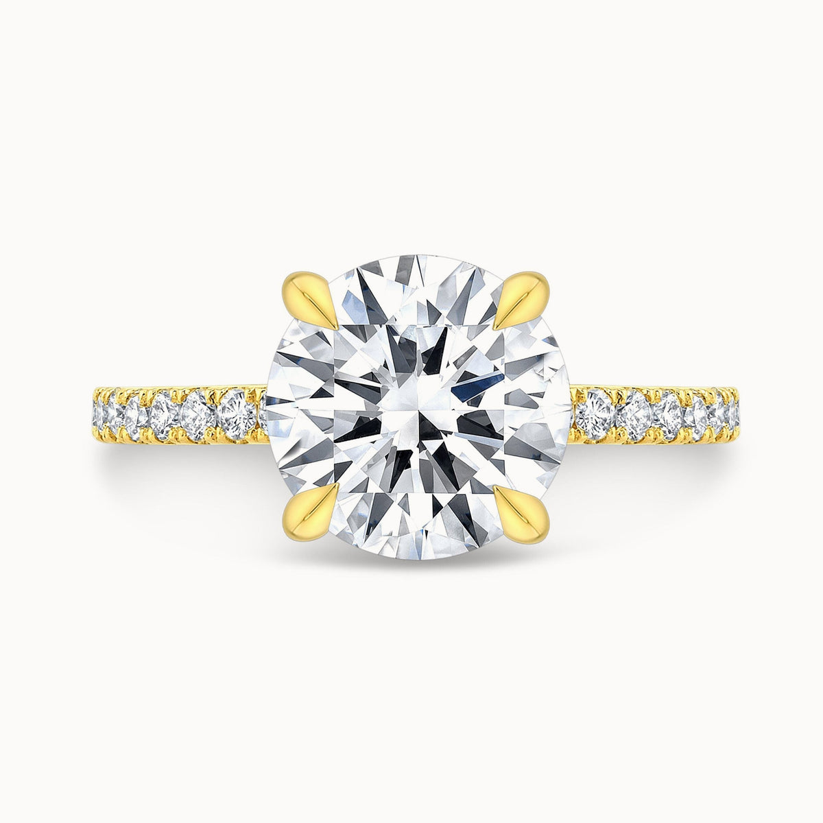 The Nicolette Round Lab Grown Diamond Ring