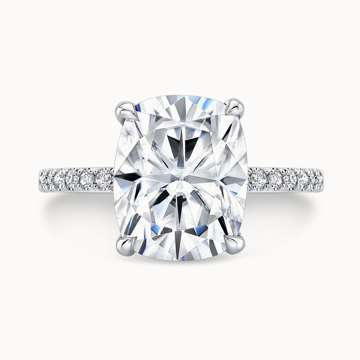 The Riviera Elongated Cushion Lab Grown Diamond Ring
