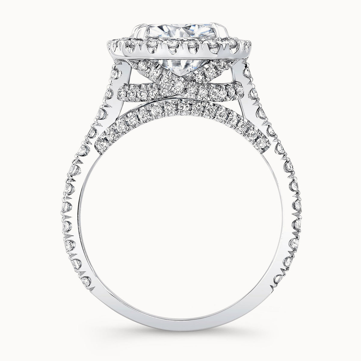 The Romilly Cushion Cut Lab Grown Diamond Ring
