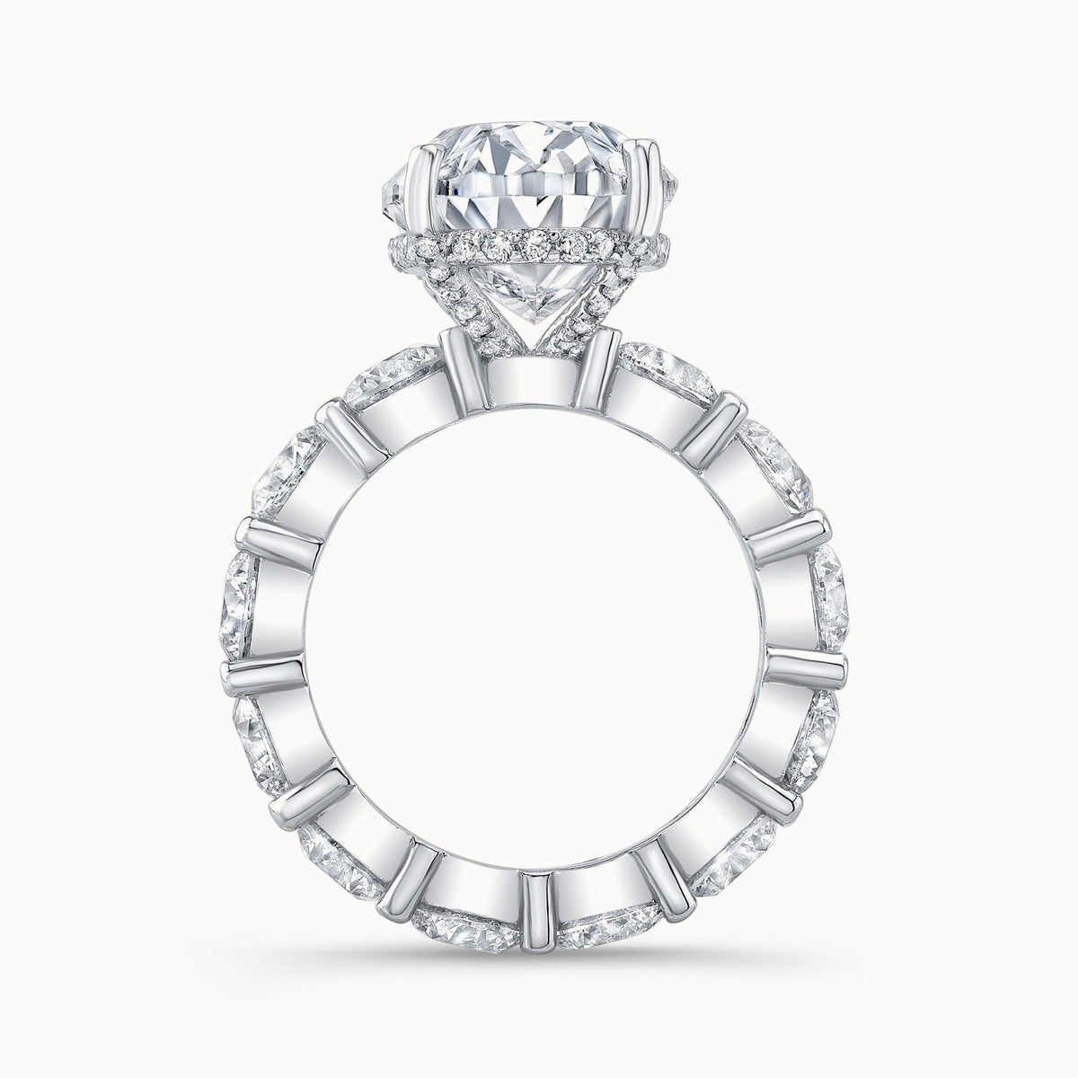 The Serafine Oval Lab Grown Diamond Ring