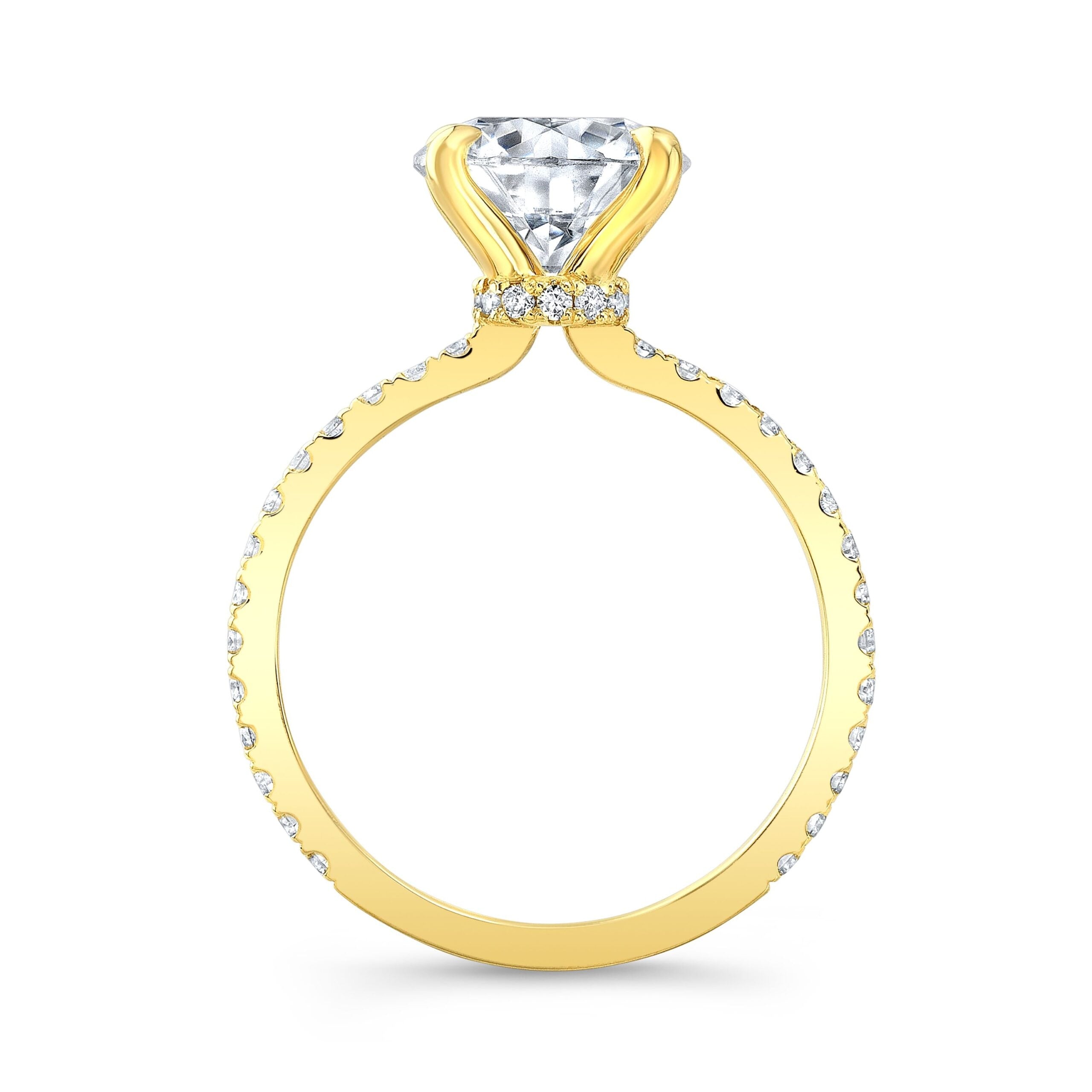 The Nicolette Round Lab Grown Diamond Ring