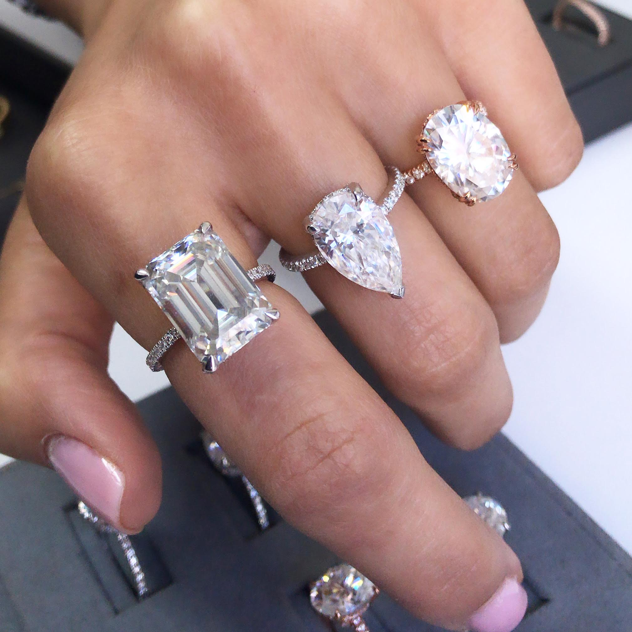 The Cosette Pear Lab Grown Diamond Ring