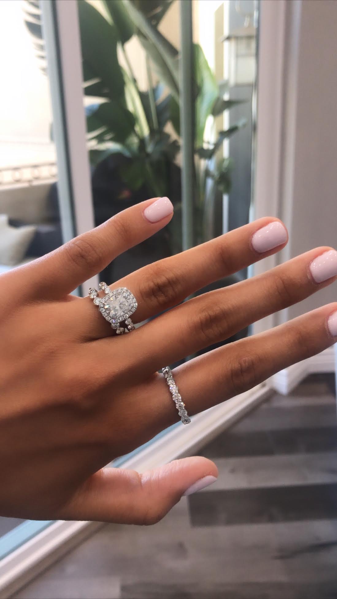 The Elysia Long Cushion Lab Grown Diamond Ring