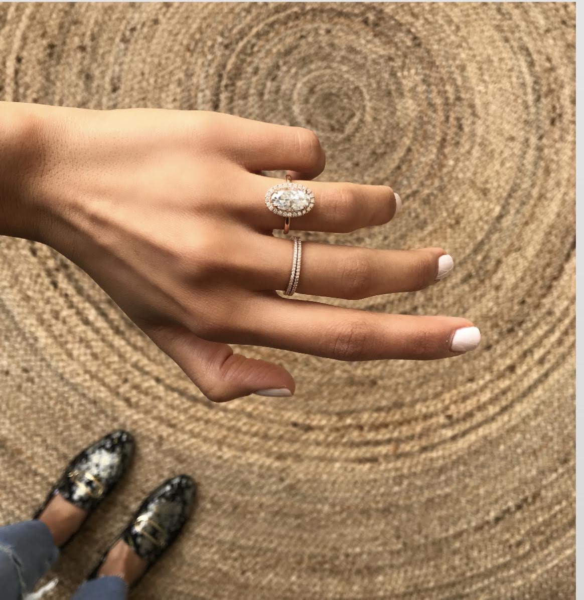 The Marquesa Elongated Oval Lab Grown Diamond Ring