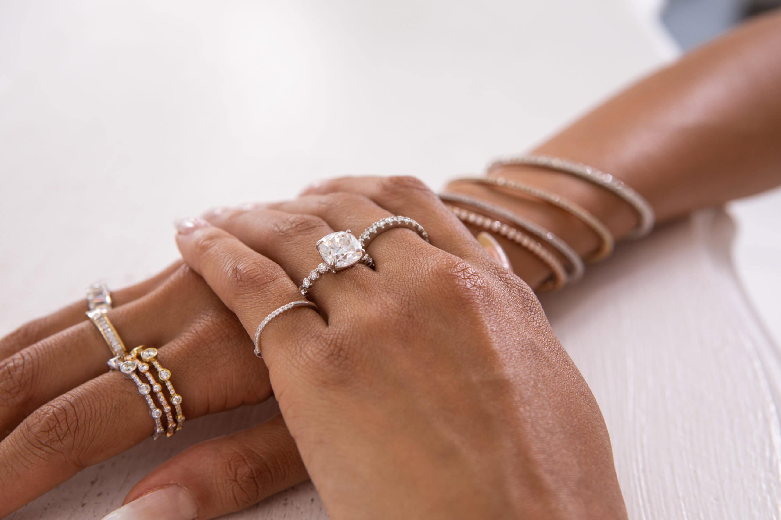 The Monarch Cushion Lab Grown Diamond Ring