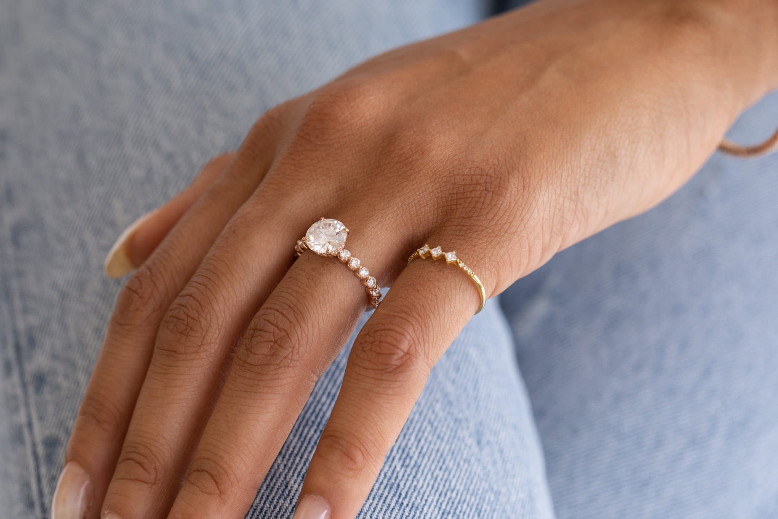 The Adeline Round Lab Grown Diamond Ring