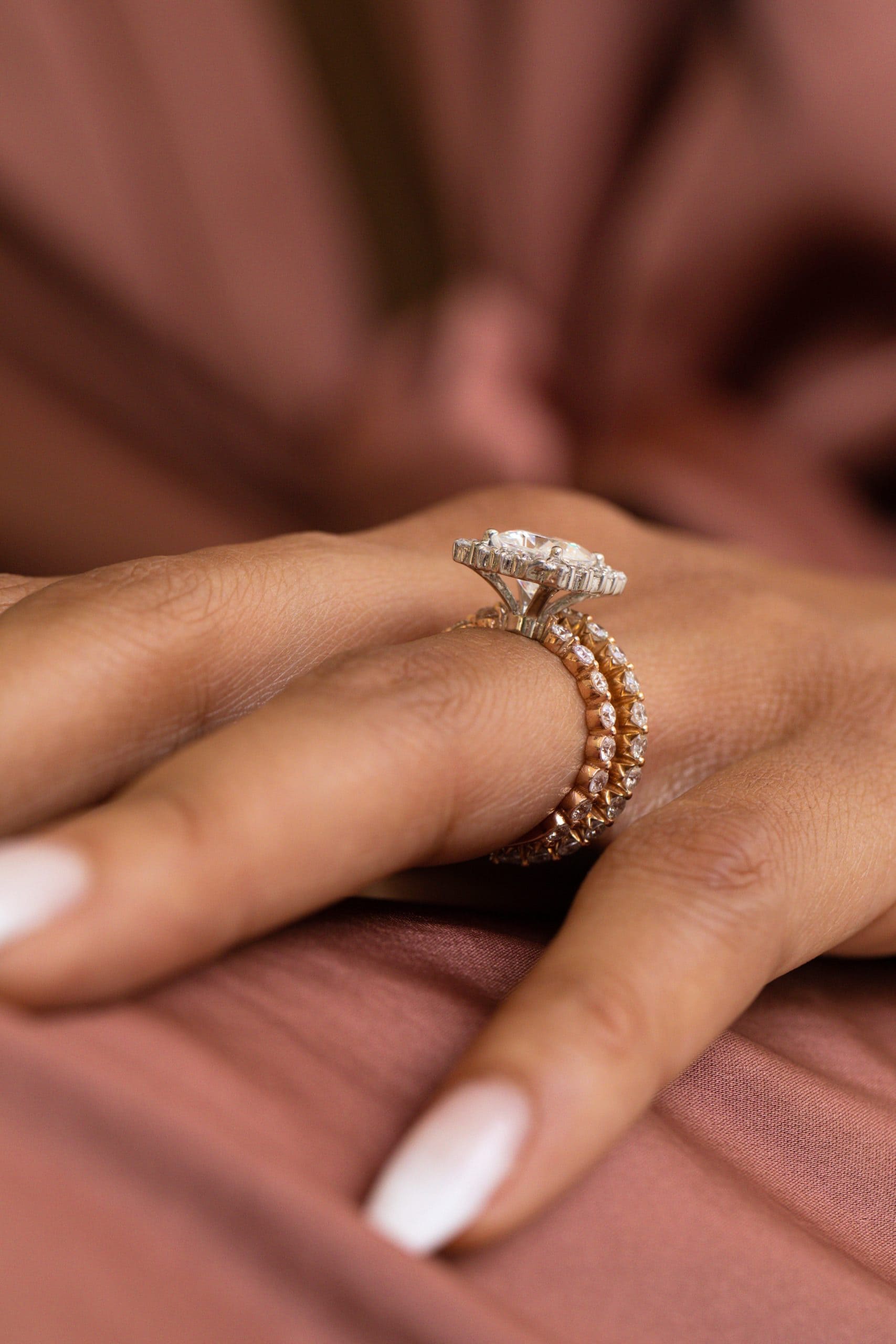 The Genevra Cushion Cut Lab Grown Diamond Ring