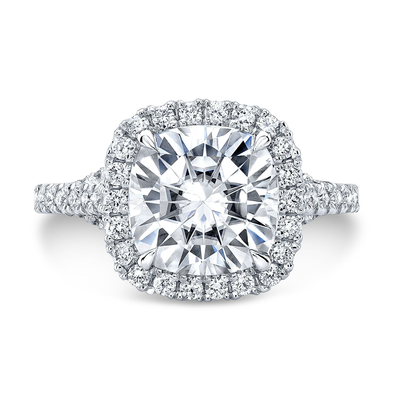 The Romilly Cushion Cut Lab Grown Diamond Ring