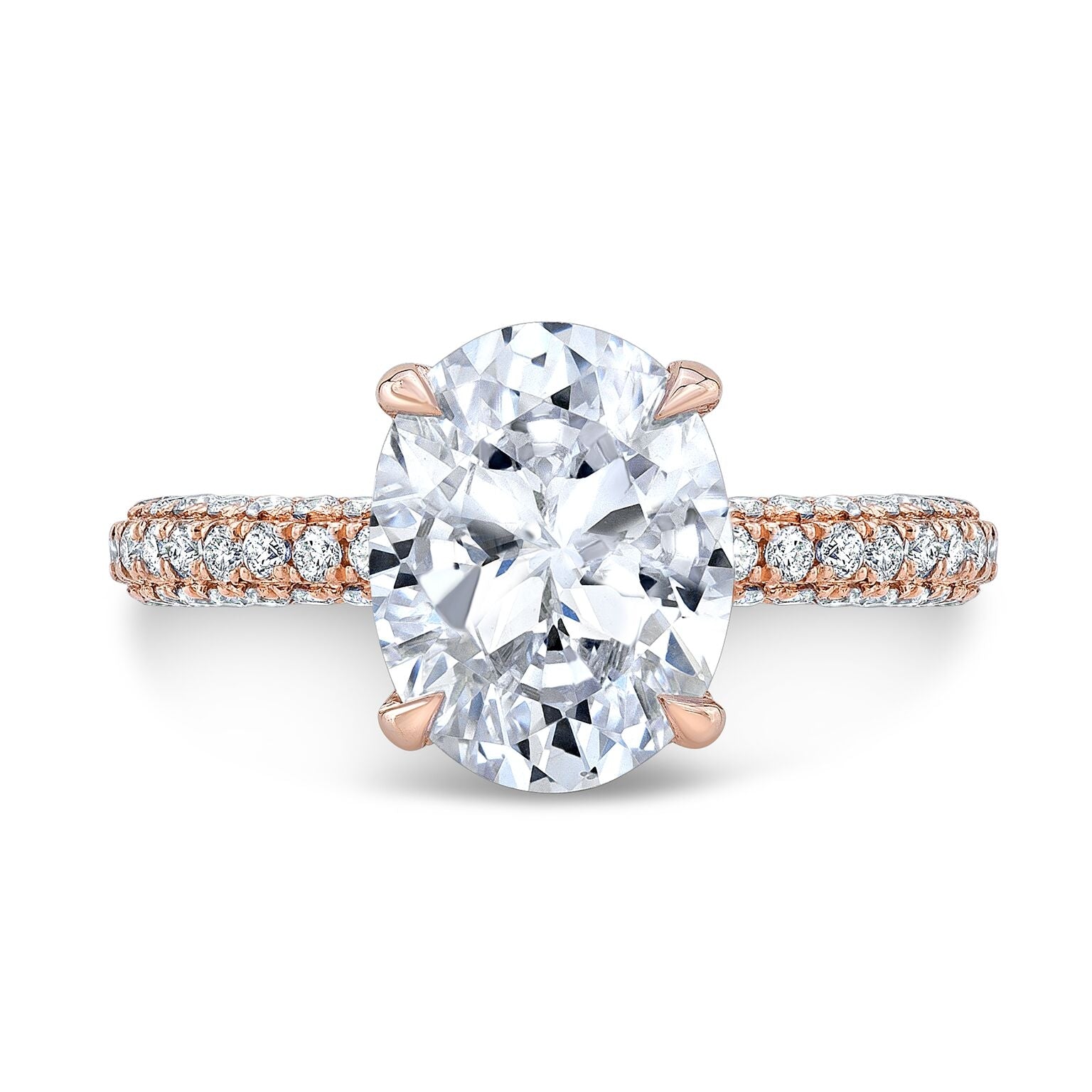 The Soleil Oval Lab Grown Diamond Ring