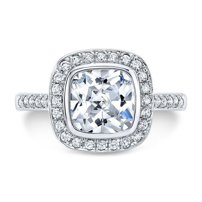 The Estelle Cushion Cut Lab Grown Diamond Ring