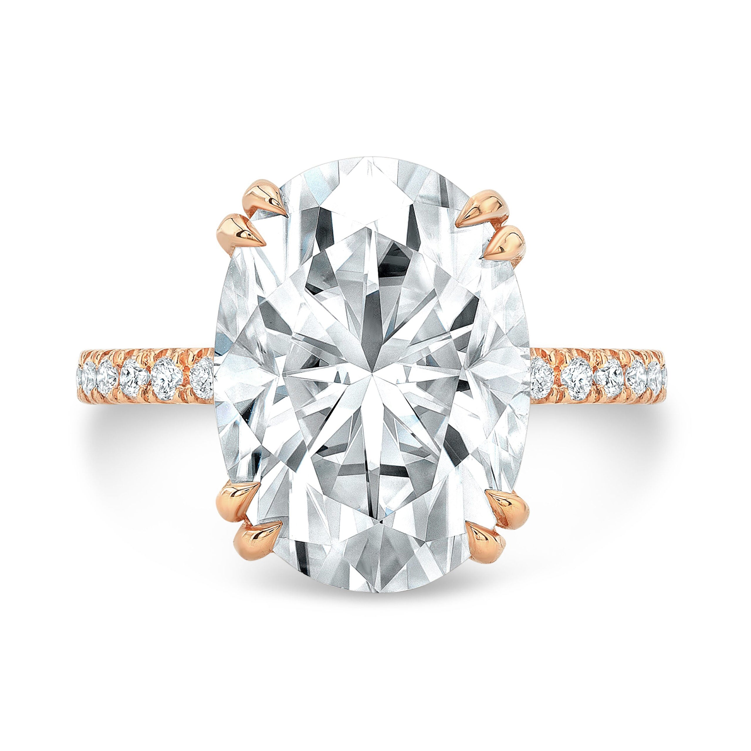 The Corsica Oval Lab Grown Diamond Ring