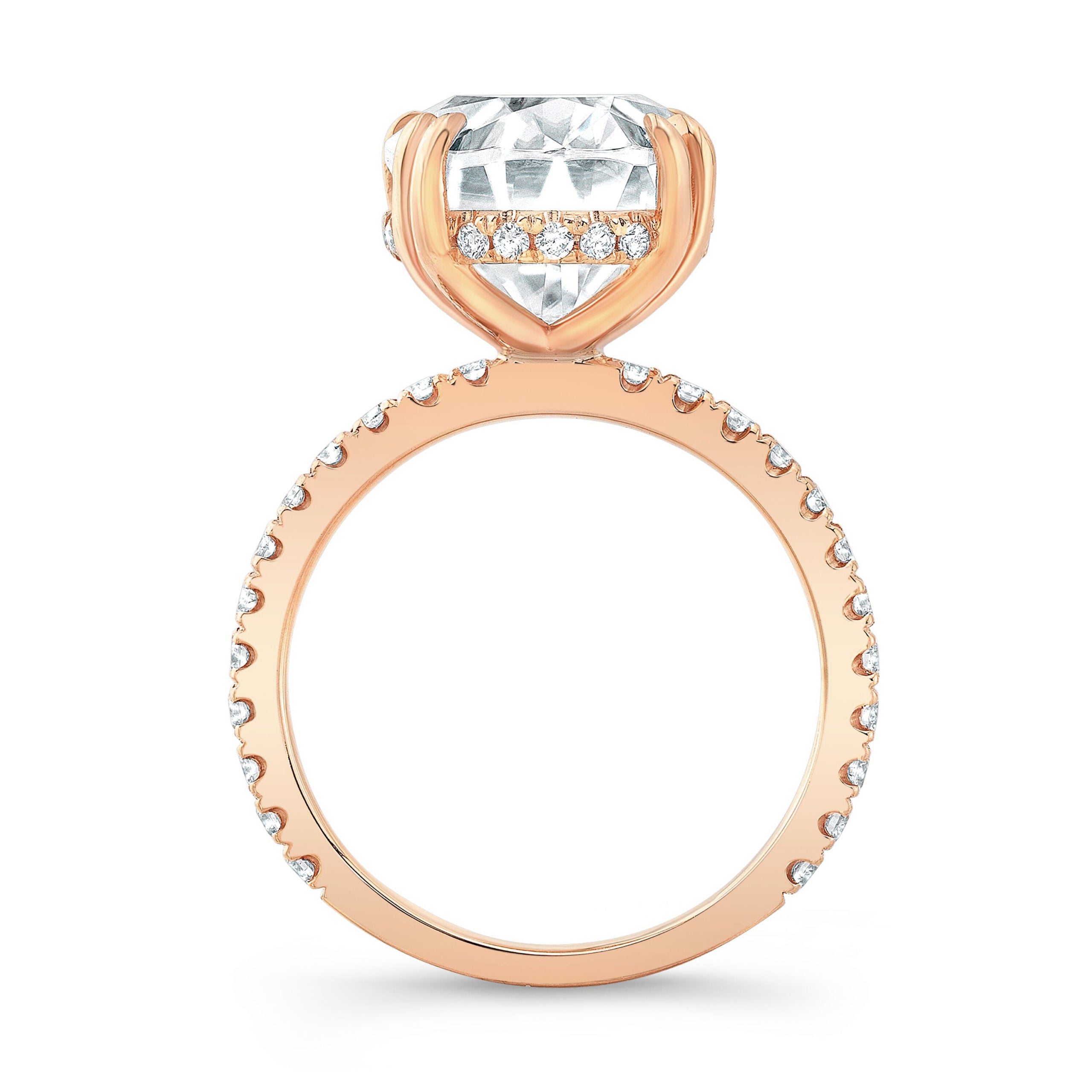 The Corsica Oval Lab Grown Diamond Ring