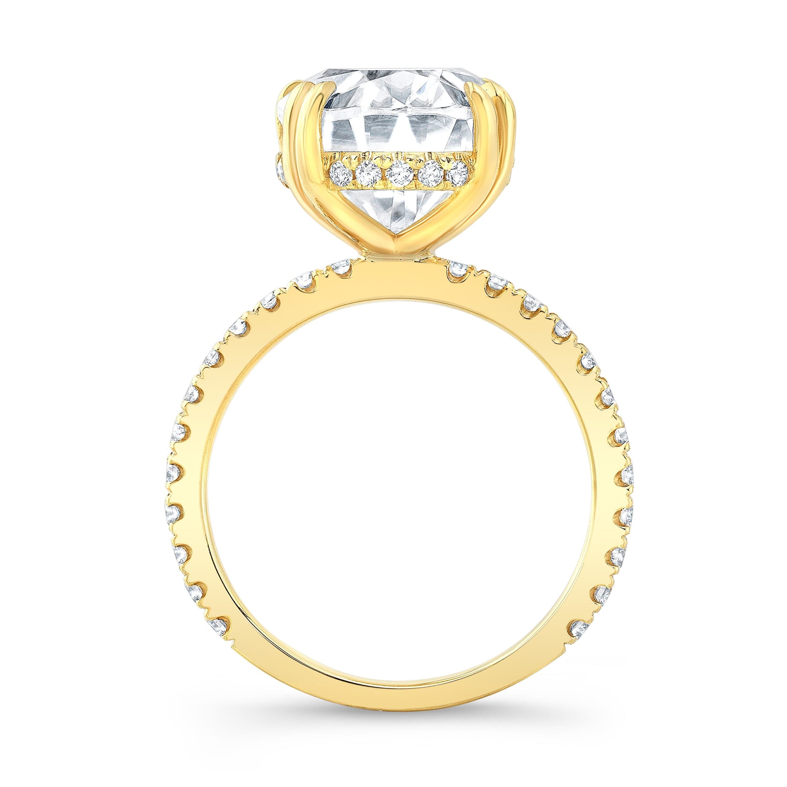 The Corsica Oval Lab Grown Diamond Ring