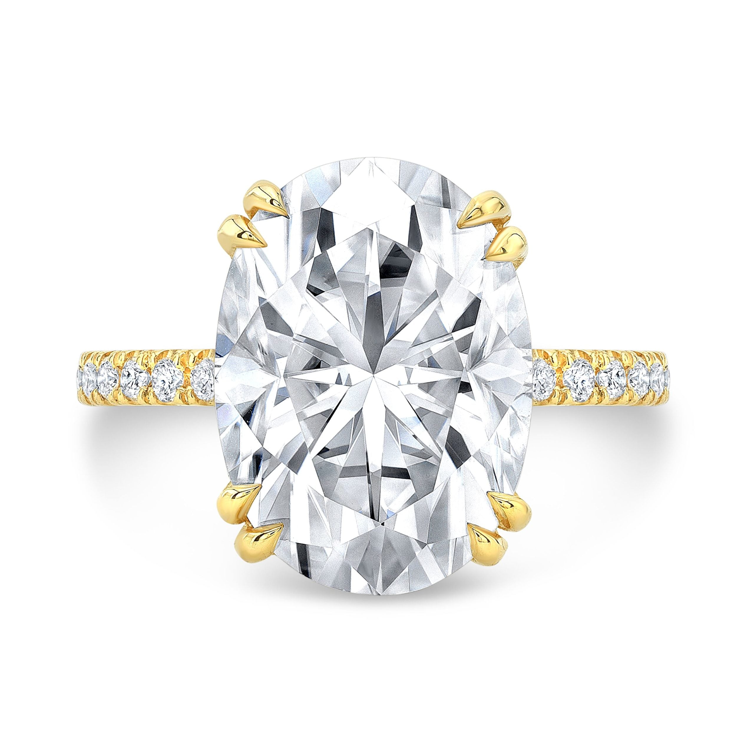 The Corsica Oval Lab Grown Diamond Ring