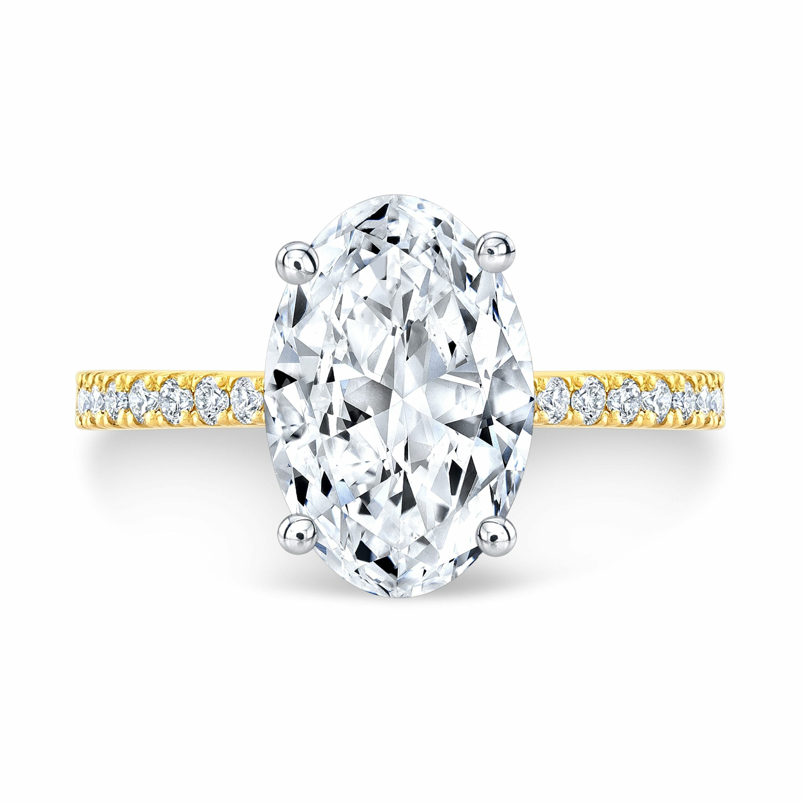 The Ravenna Oval Lab Grown Diamond Ring