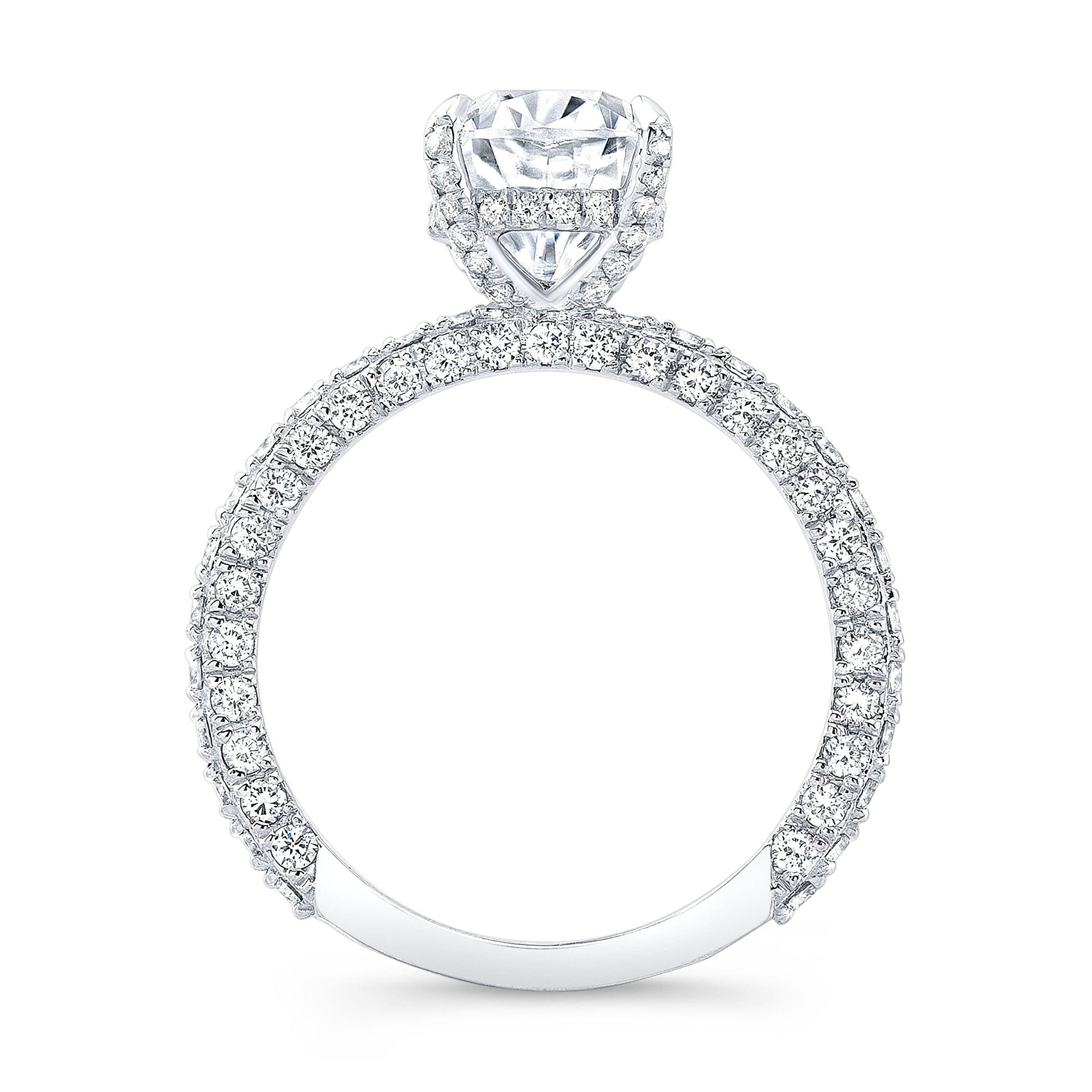The Isolde Long Cushion Lab Grown Diamond Ring