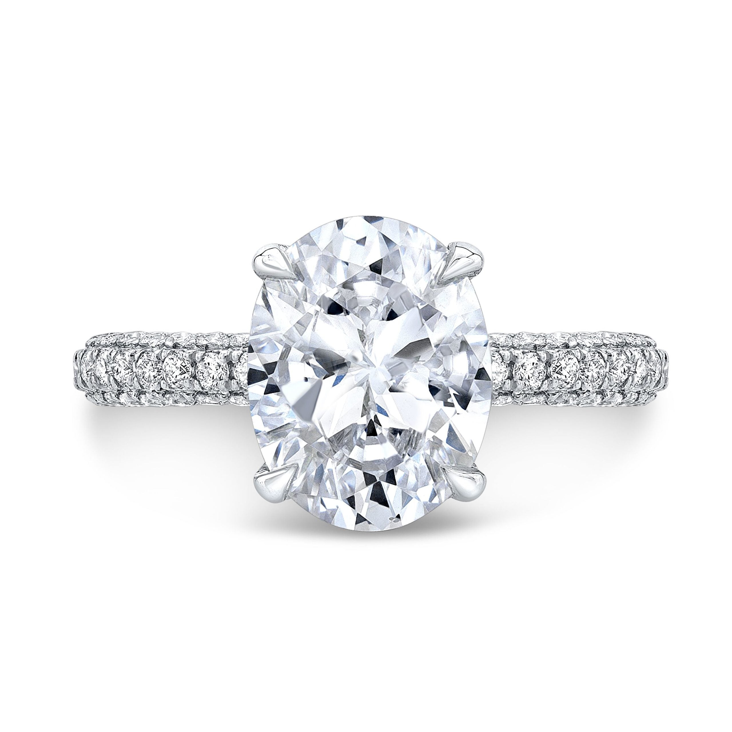 The Soleil Oval Lab Grown Diamond Ring