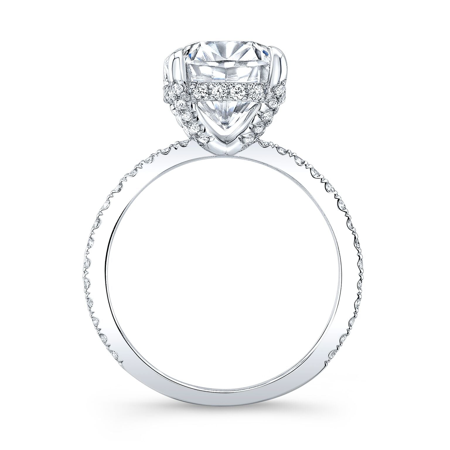 The Riviera Elongated Cushion Lab Grown Diamond Ring