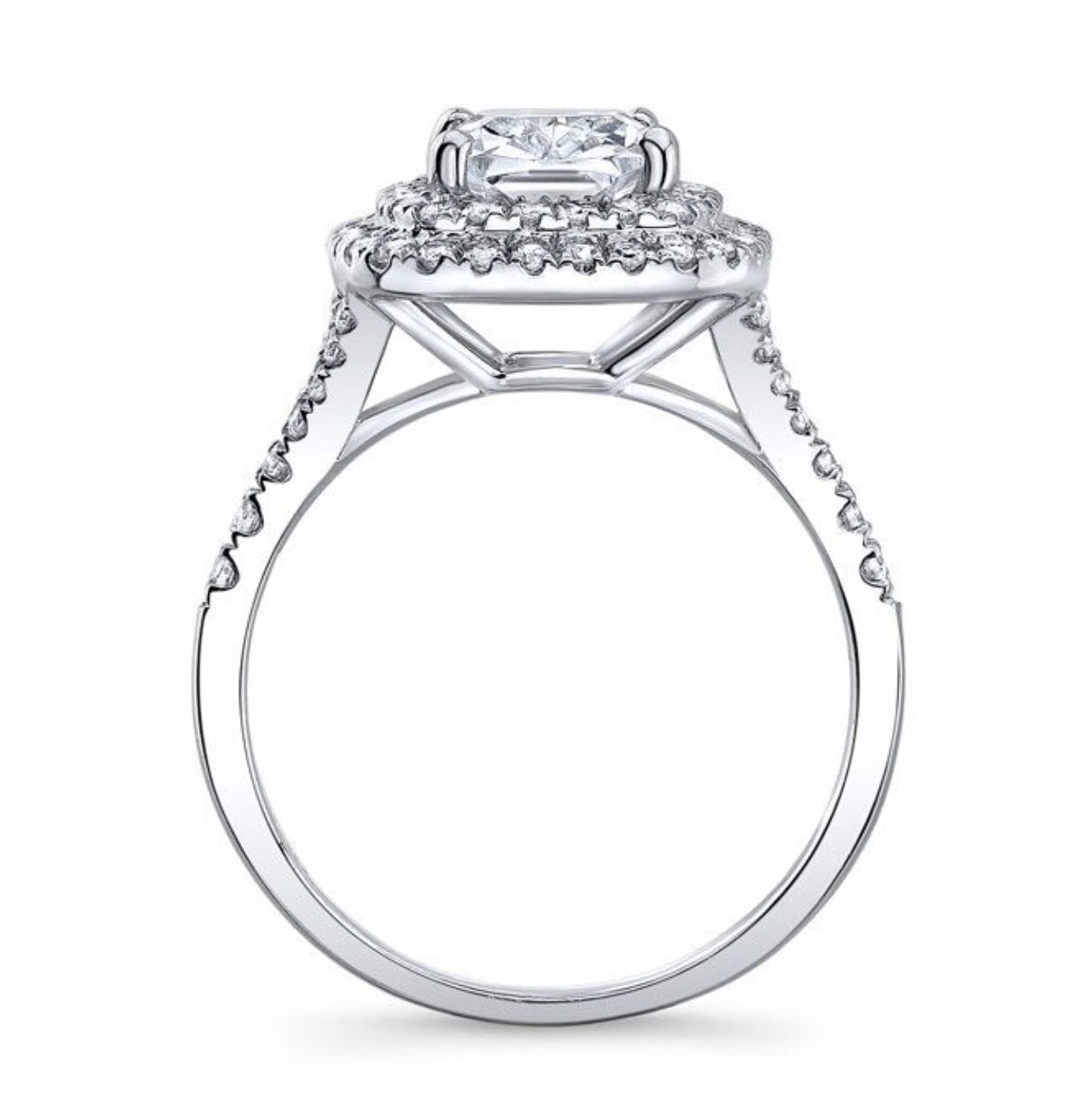 The Evangeline Long Cushion Lab Grown Diamond Ring
