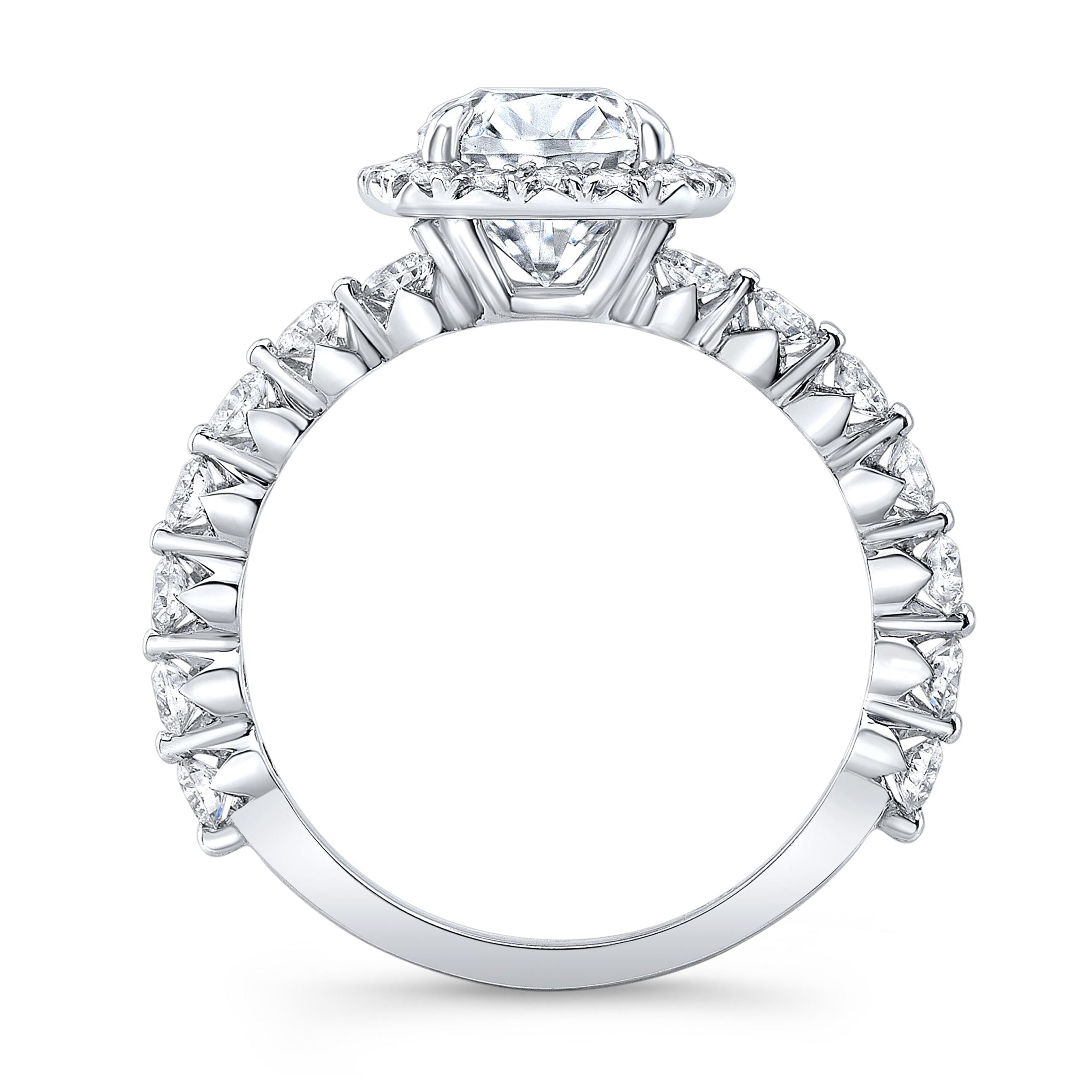 The Elysia Long Cushion Lab Grown Diamond Ring