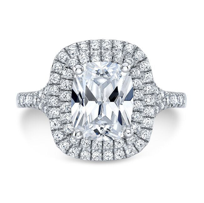 The Evangeline Long Cushion Lab Grown Diamond Ring