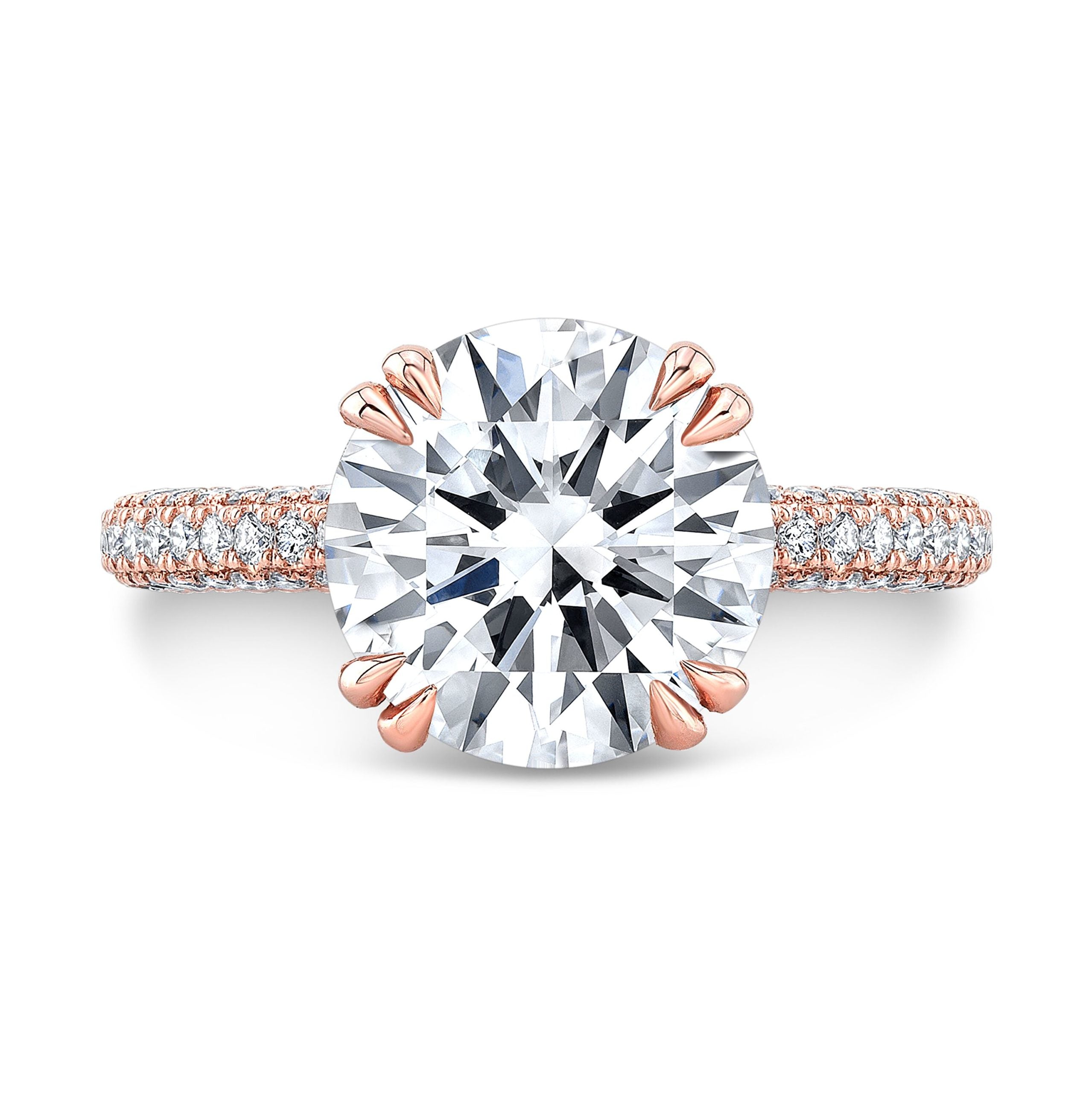 The Rosalind Round Lab Grown Diamond Ring