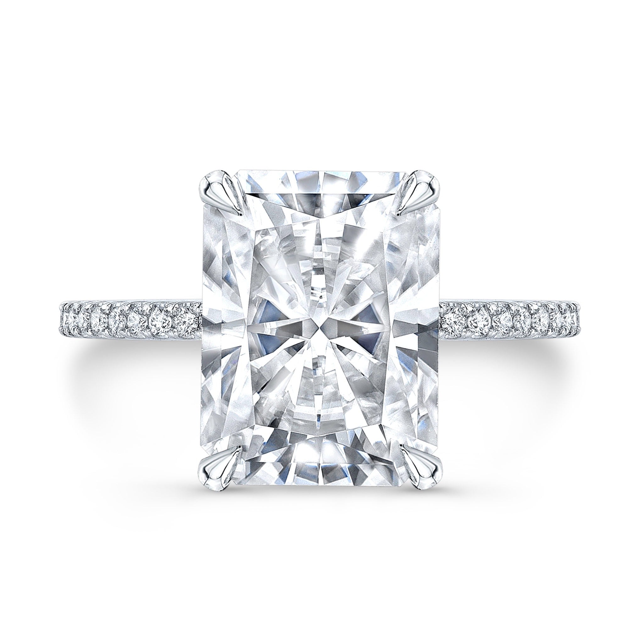 The Lorraine Radiant Cut Lab Grown Diamond Ring