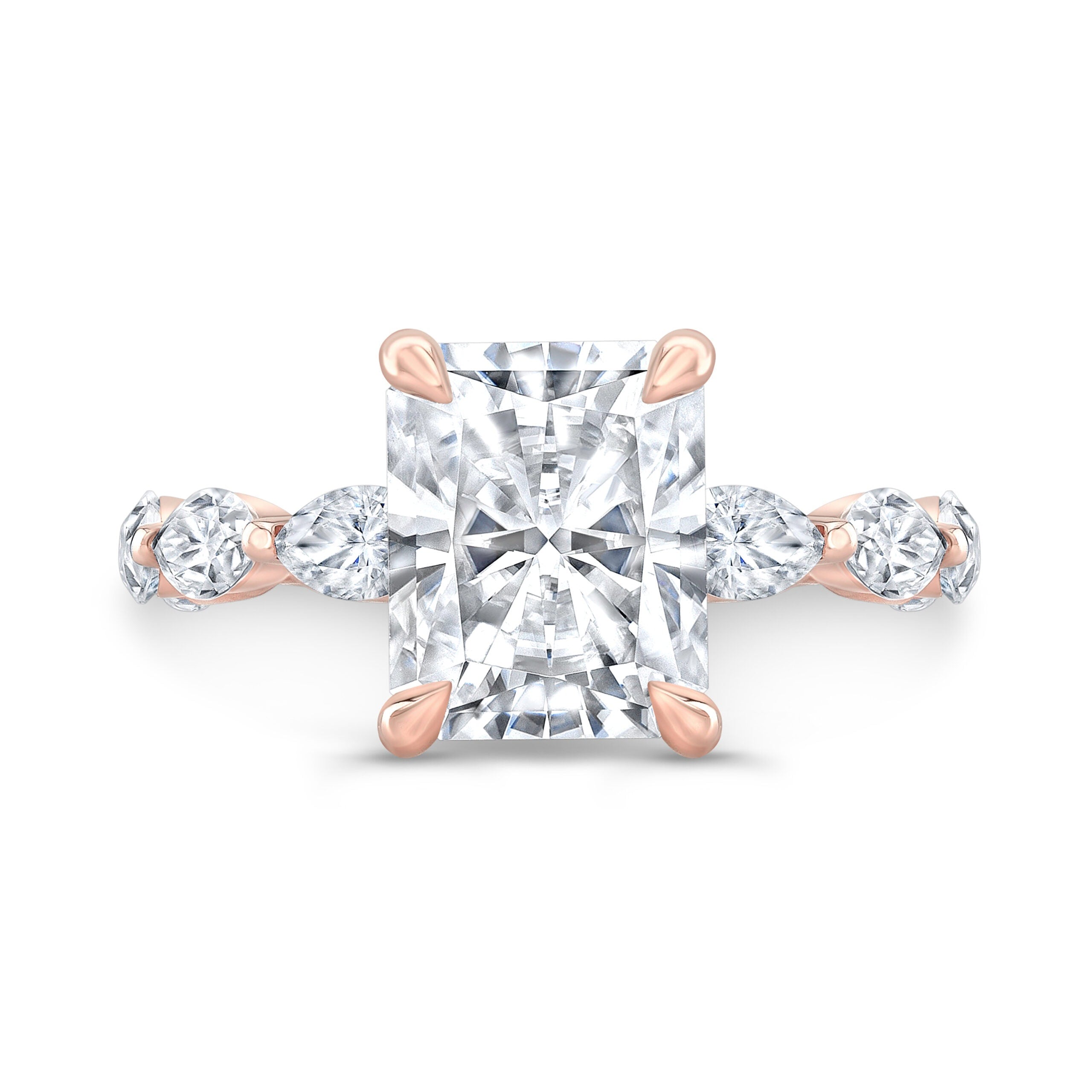 The Daphne Radiant Lab Grown Diamond Ring