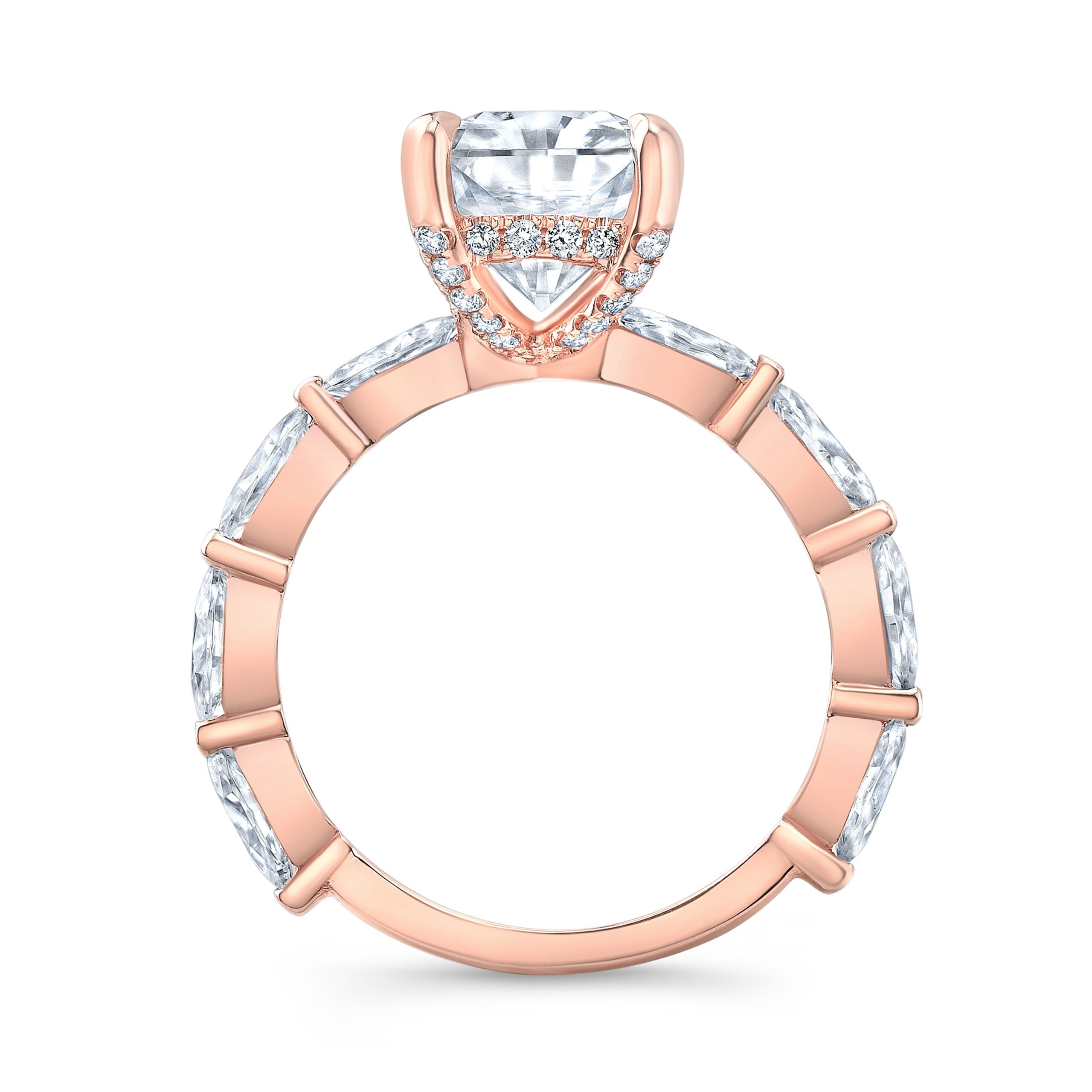 The Daphne Radiant Lab Grown Diamond Ring