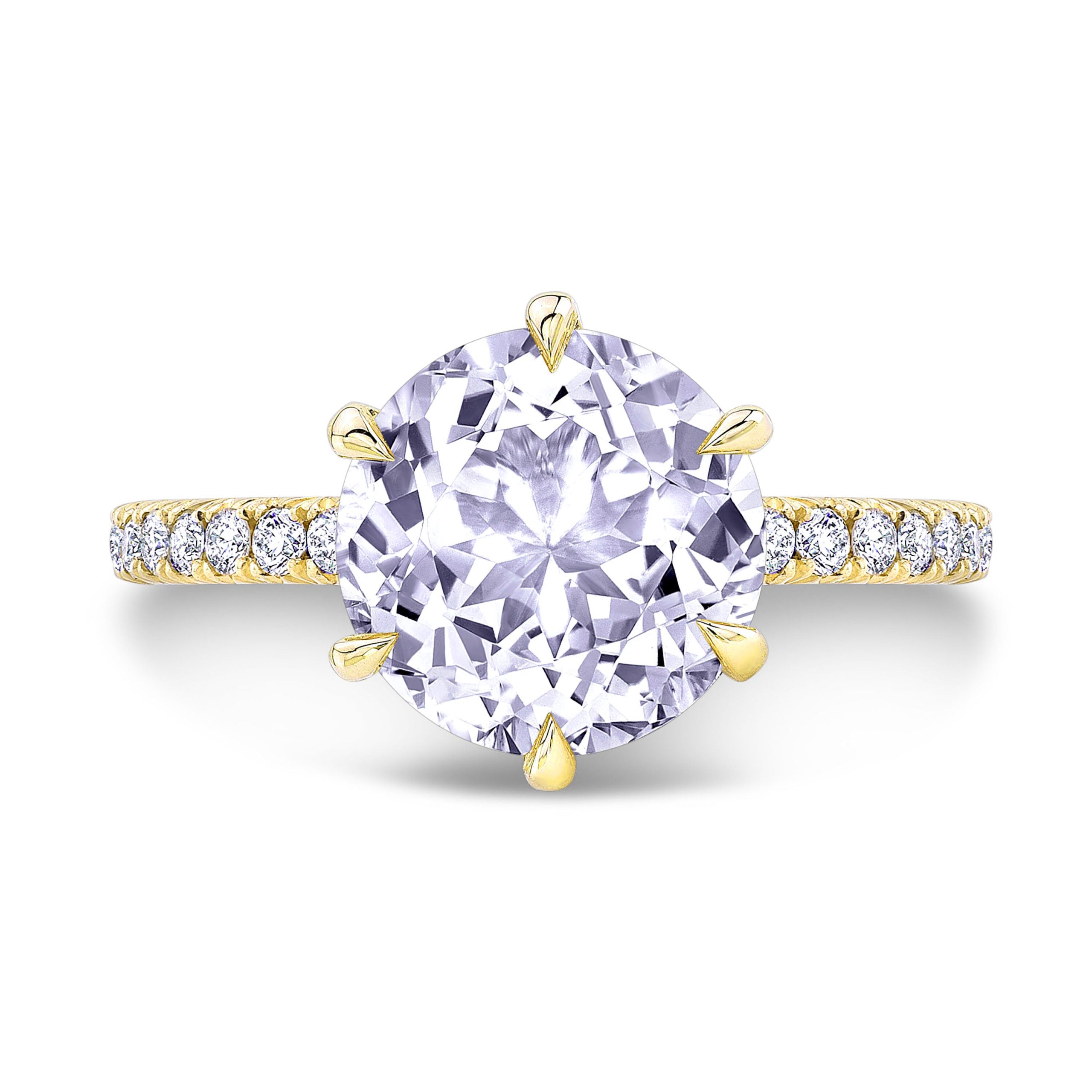 The Fiorella Round Lab Grown Diamond Ring