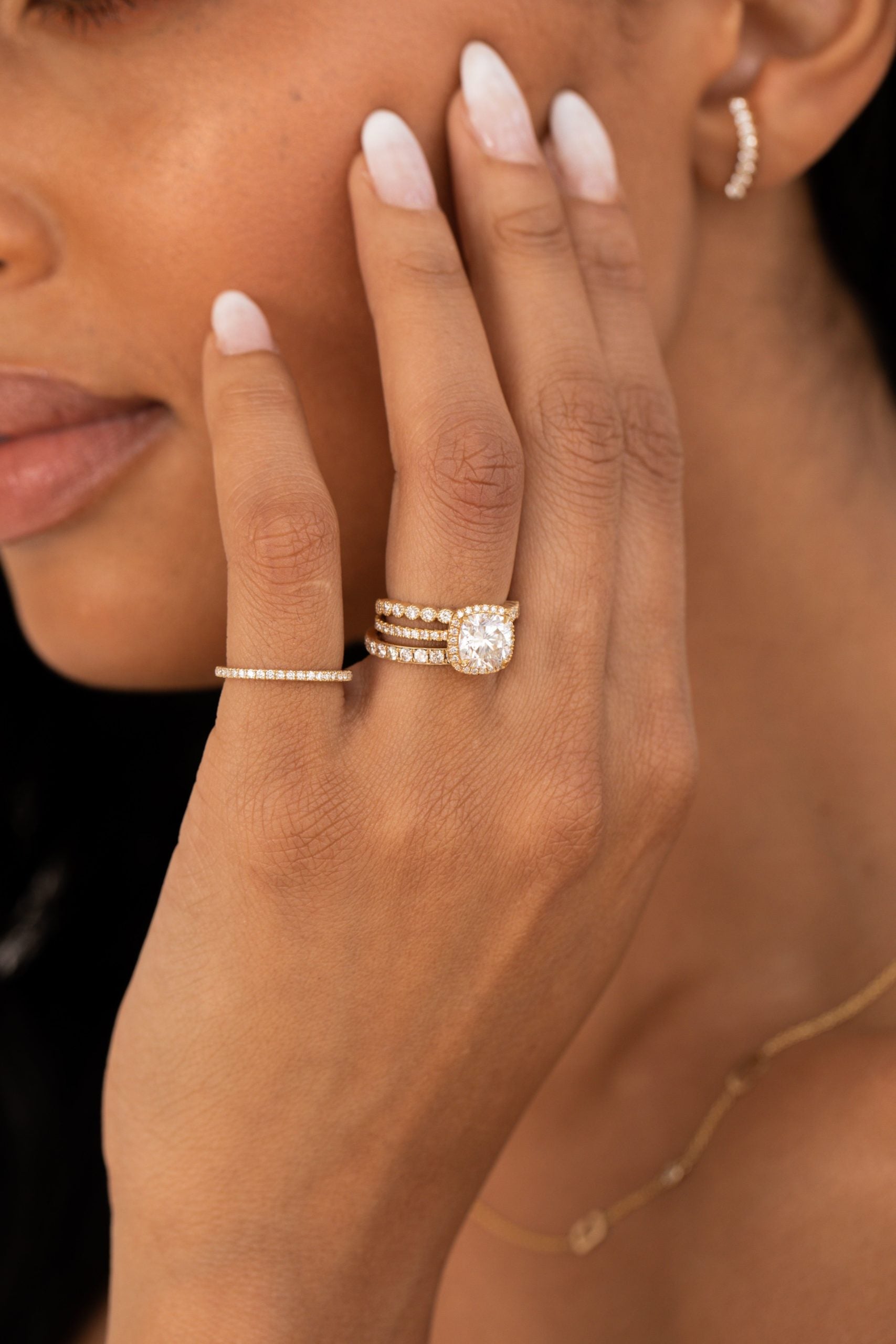 The Cressida Cushion Lab Grown Diamond Ring