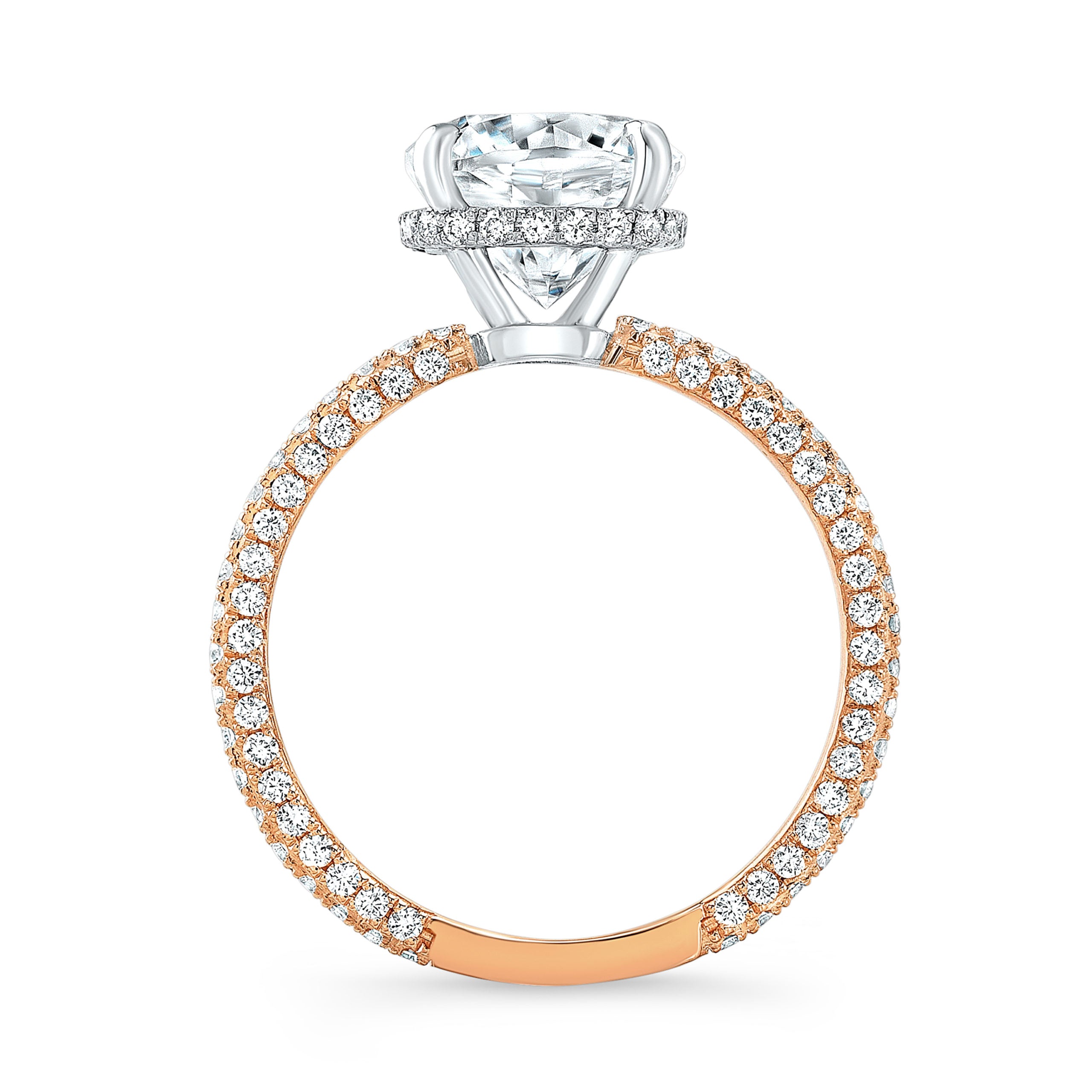 The Sabine Cushion Lab Grown Diamond Ring