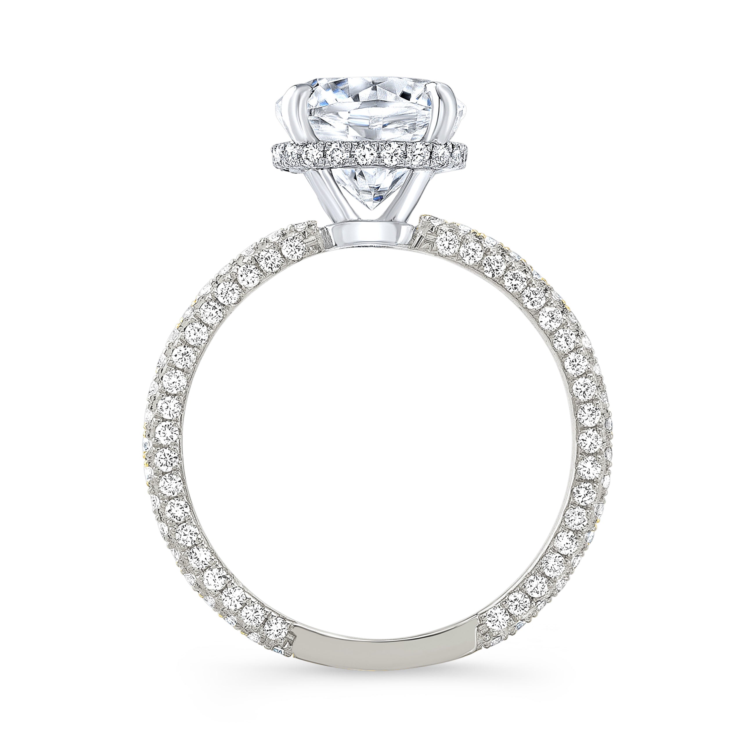 The Sabine Cushion Lab Grown Diamond Ring