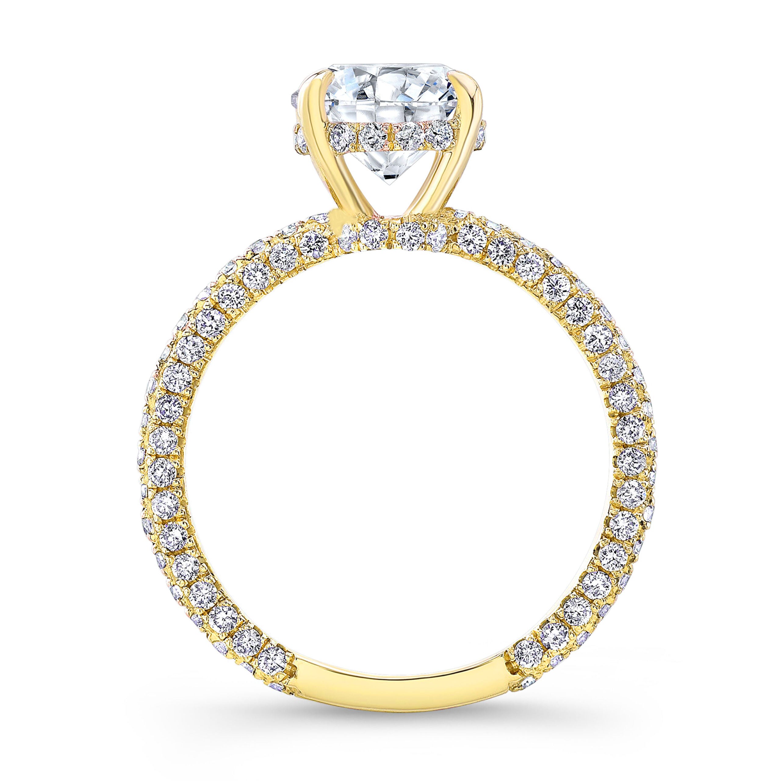 The Soleil Oval Lab Grown Diamond Ring