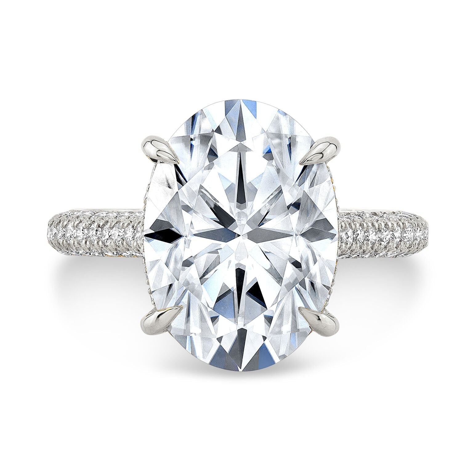 The Solstice Oval Lab Grown Diamond Ring