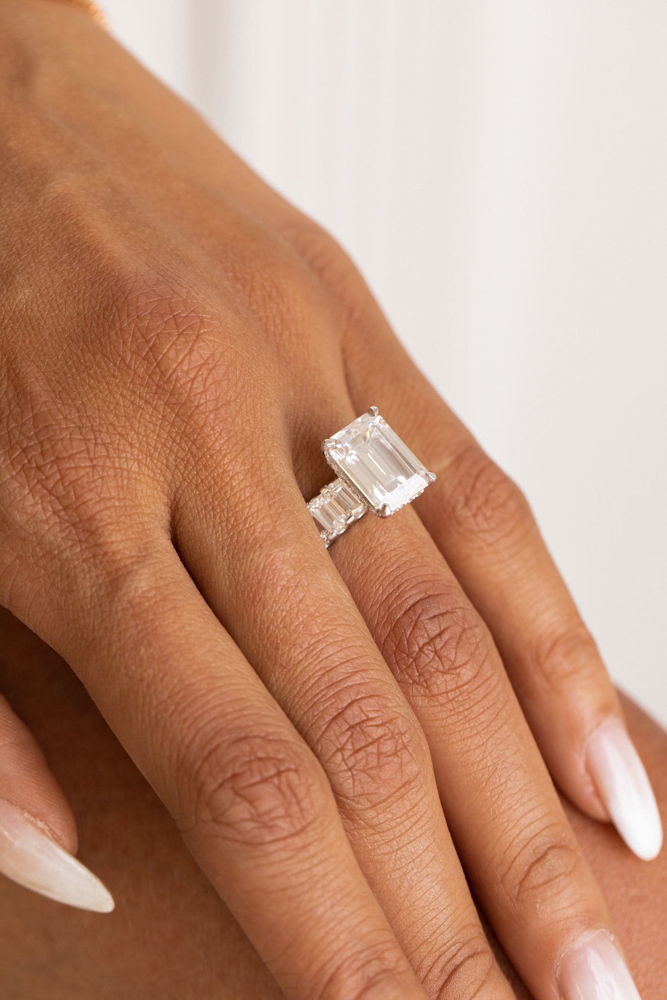 The Versailles Emerald Cut Lab Grown Diamond Ring