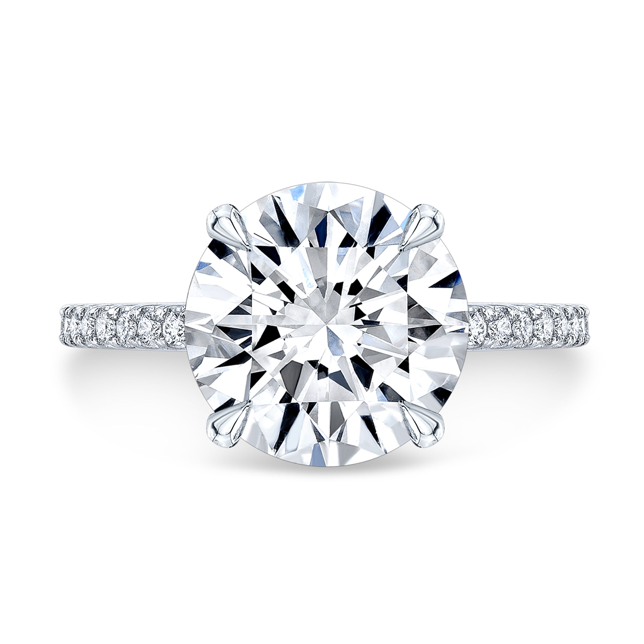 The Isadora Round Lab Grown Diamond Ring