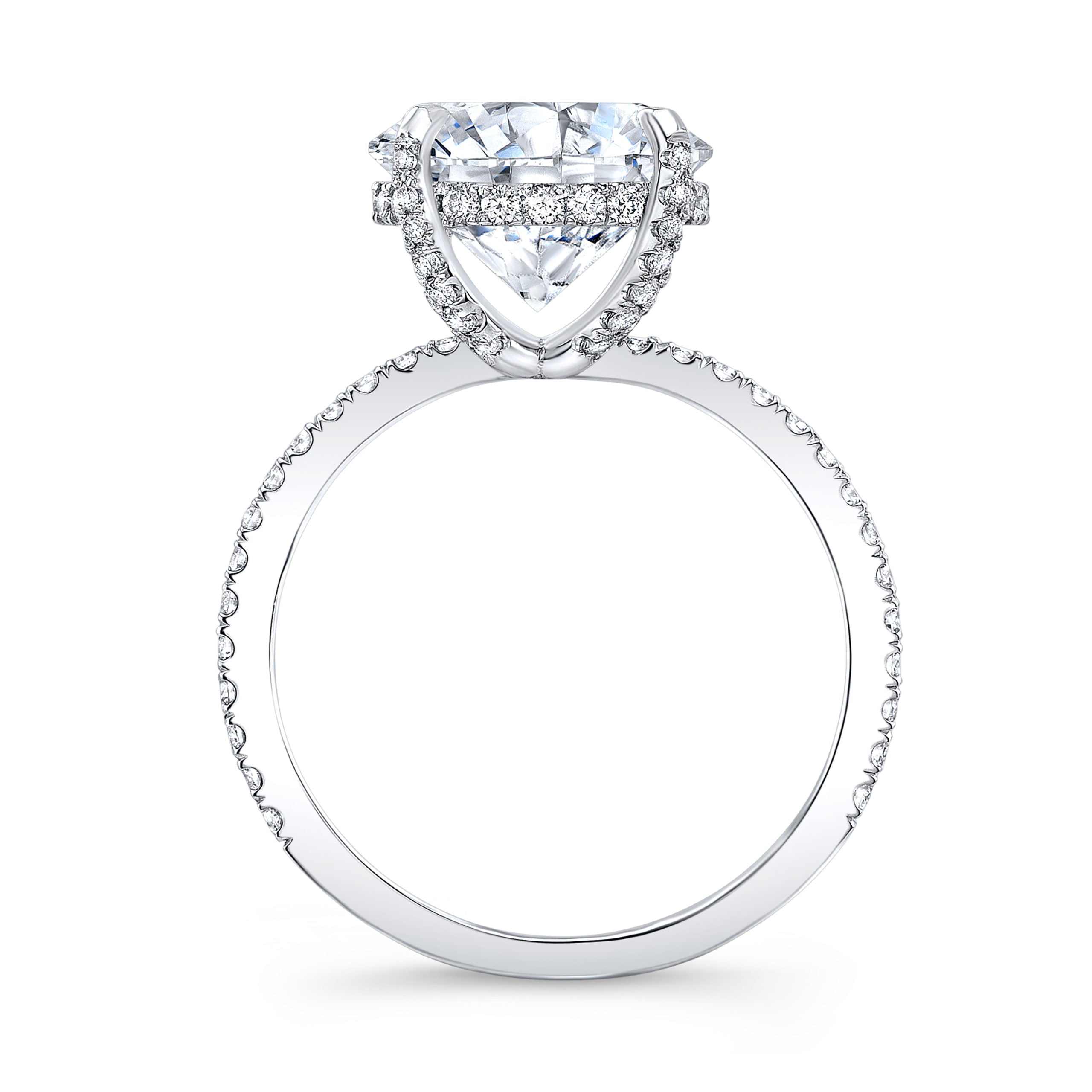 The Isadora Round Lab Grown Diamond Ring