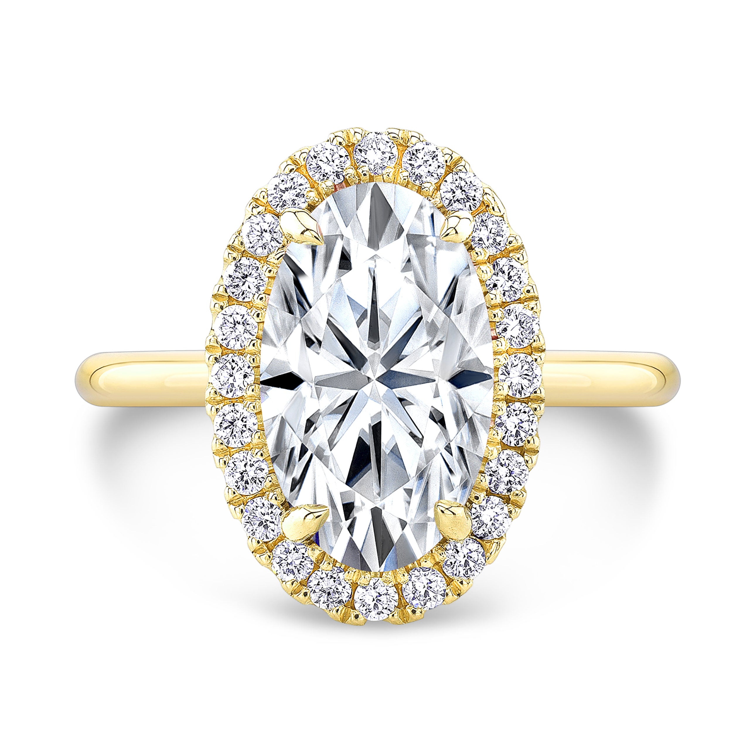 The Marquesa Elongated Oval Lab Grown Diamond Ring