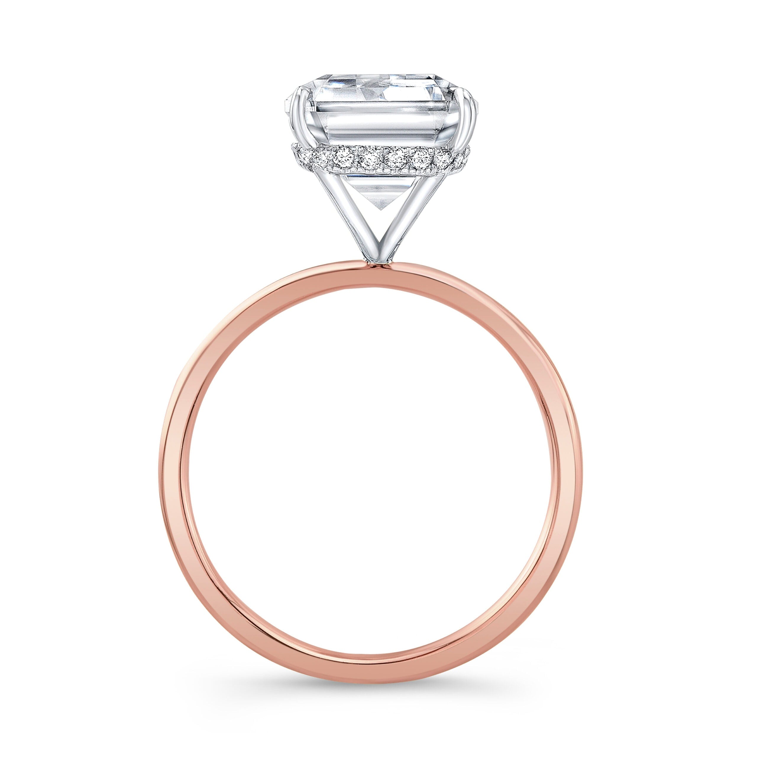 The Dahlia Emerald Lab Grown Diamond Ring