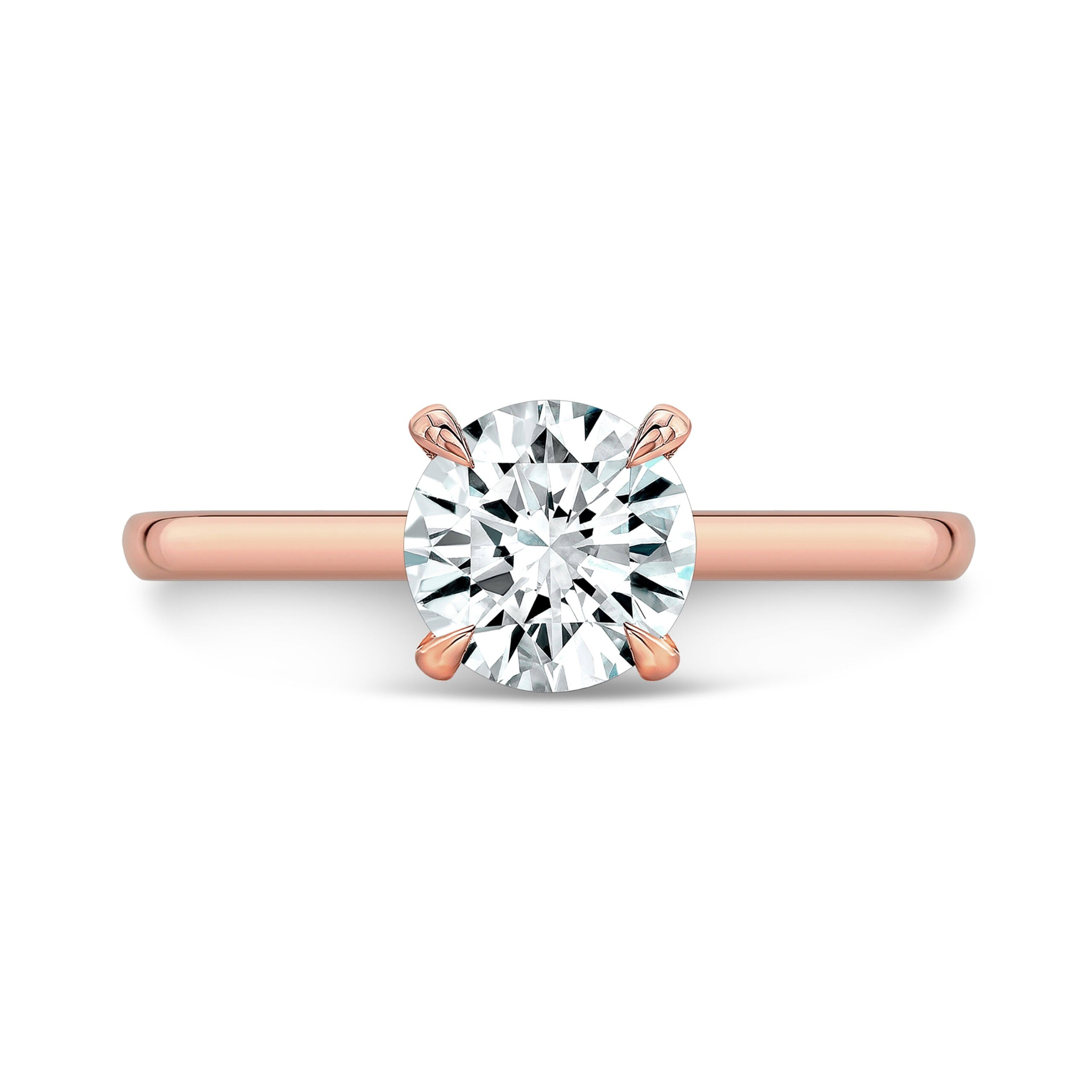 The Monique Round Lab Grown Diamond Ring