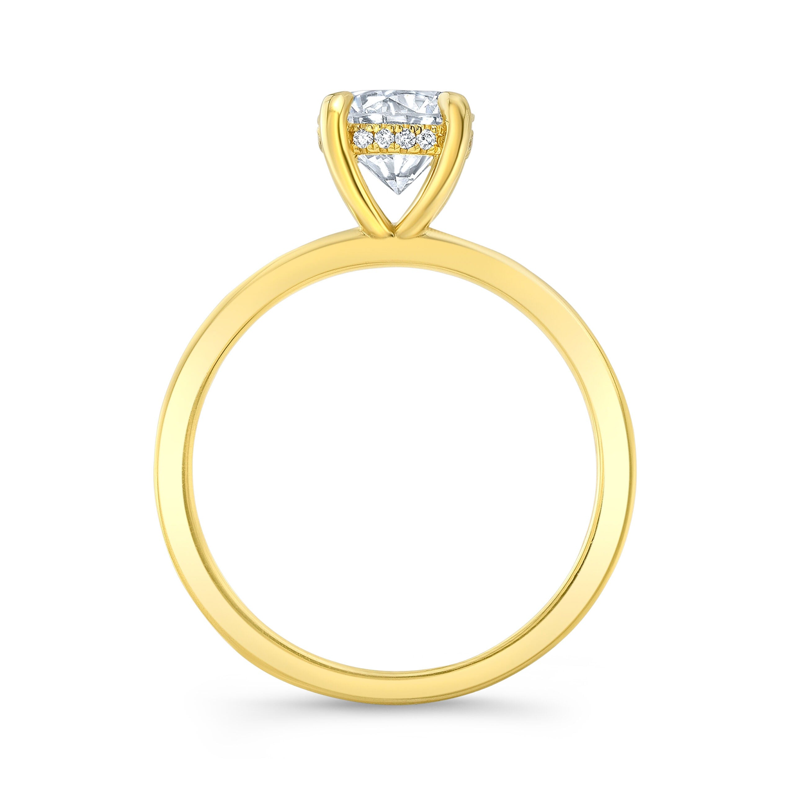 The Monique Round Lab Grown Diamond Ring