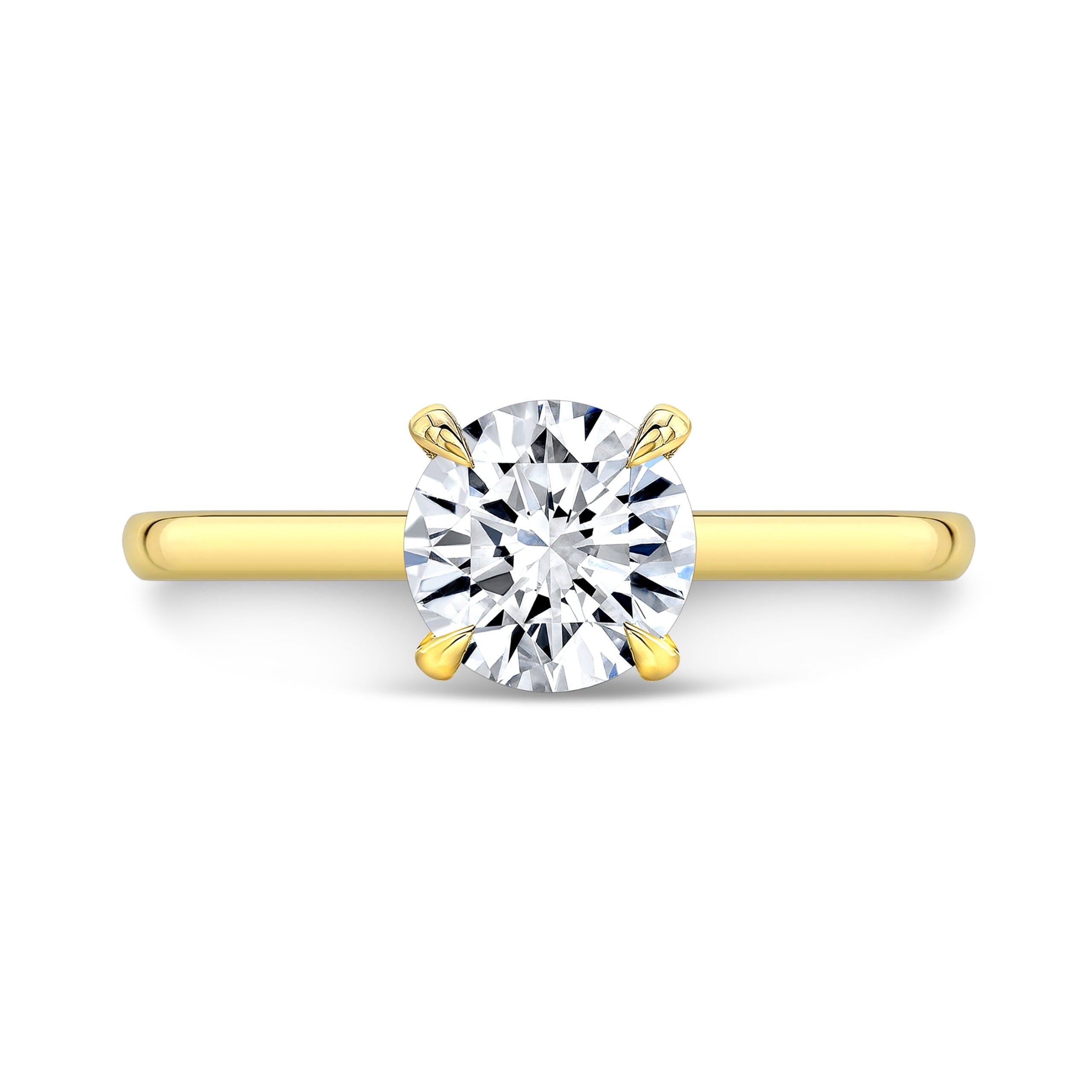 The Monique Round Lab Grown Diamond Ring