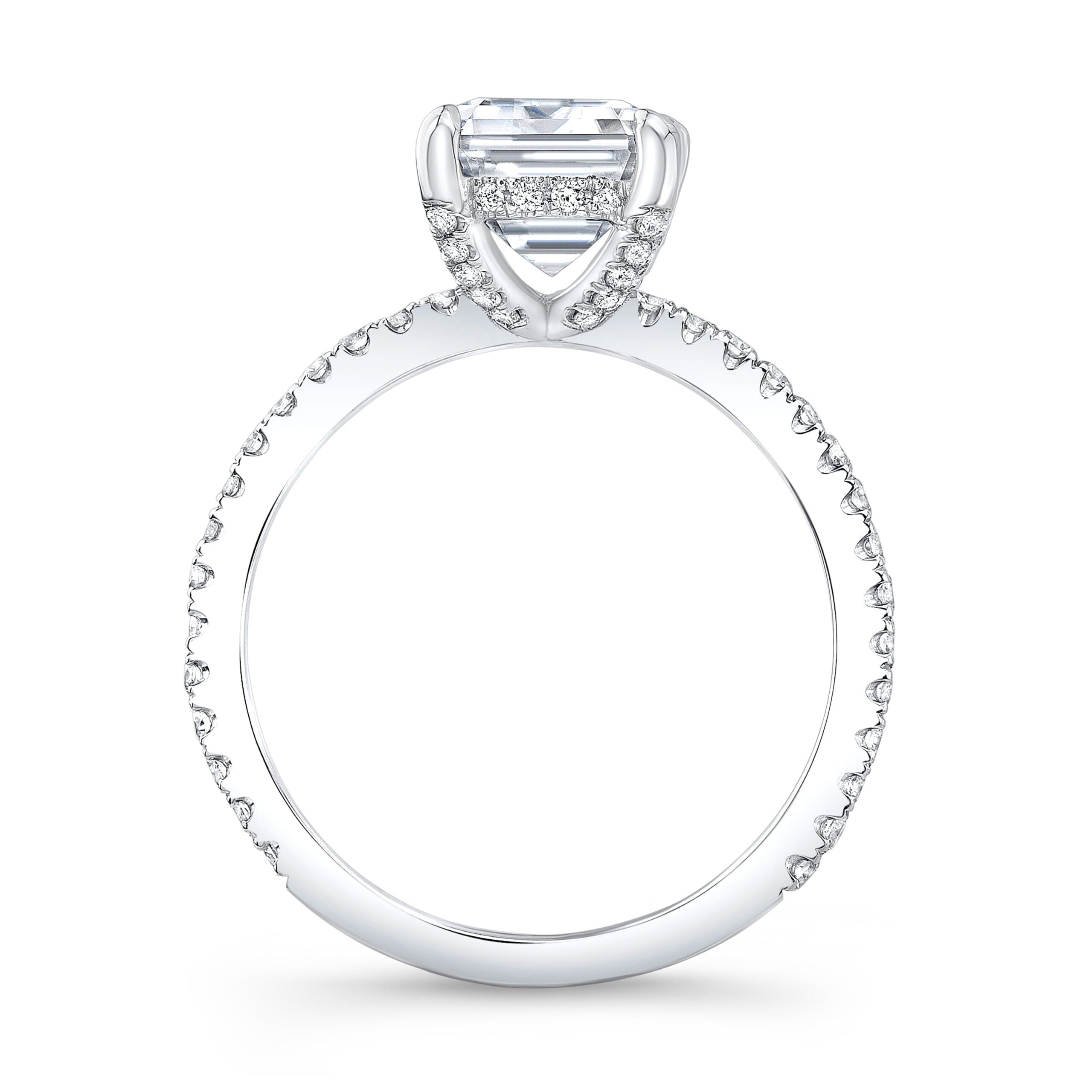 The Caspienne Emerald Lab Grown Diamond Ring