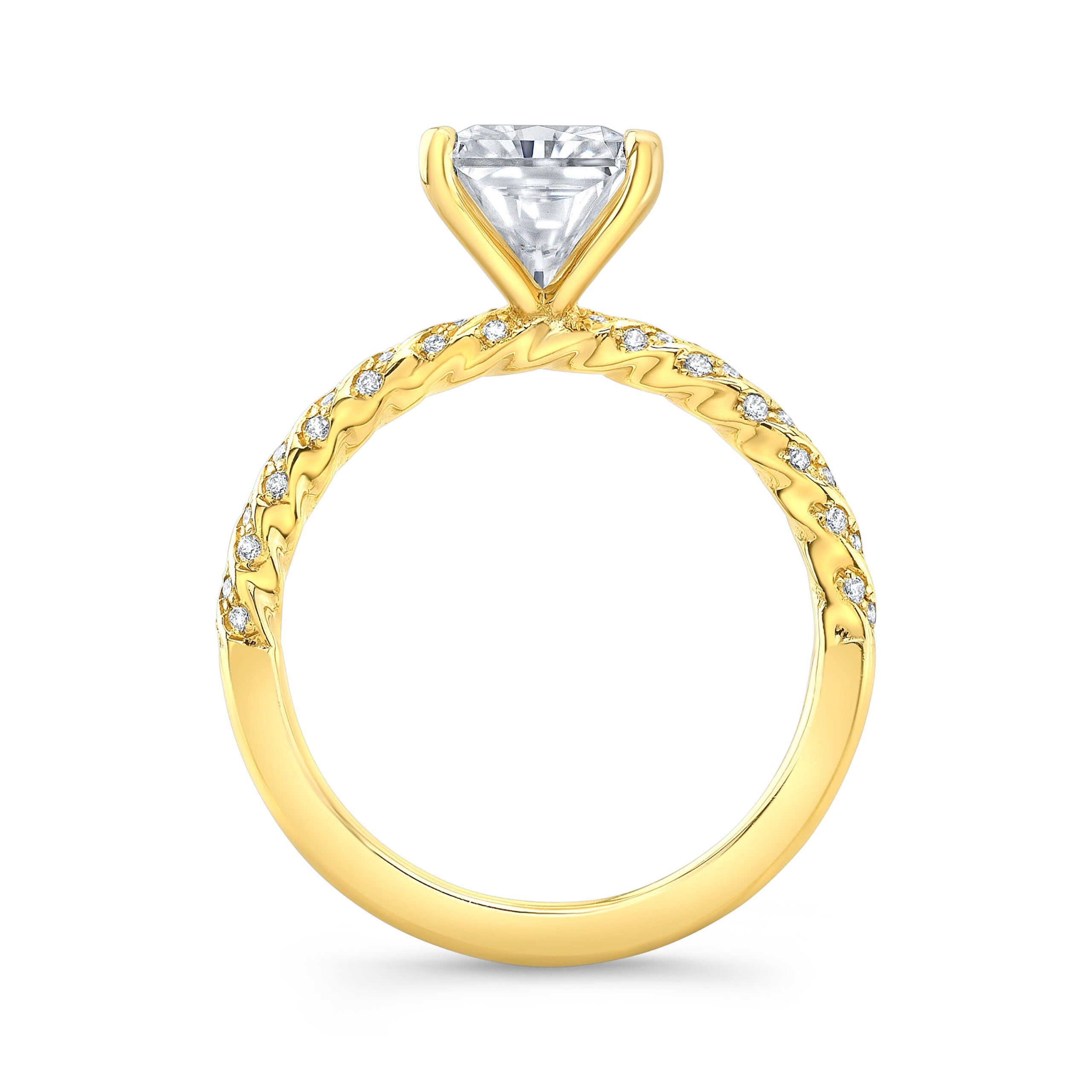 The Giselle Radiant Lab Grown Diamond Ring