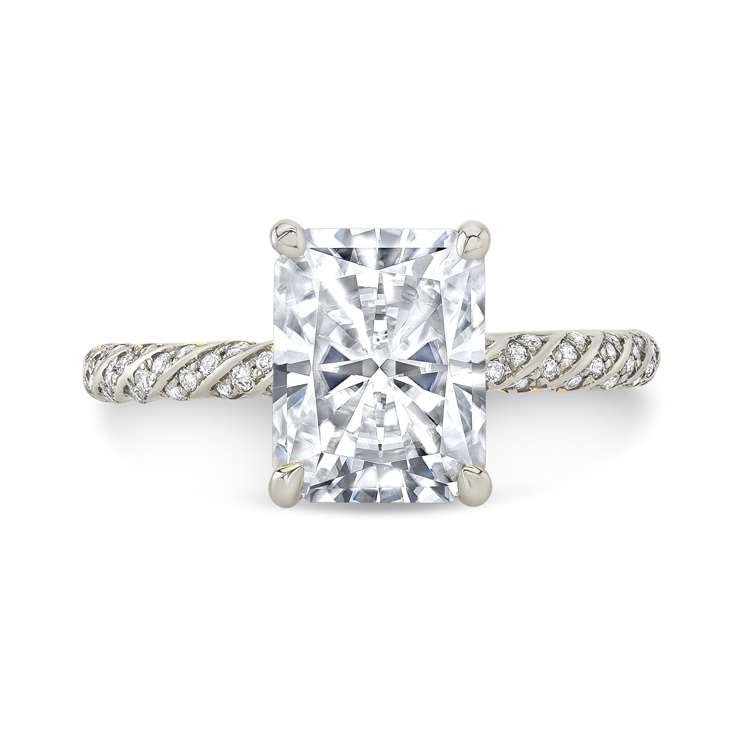 The Giselle Radiant Lab Grown Diamond Ring