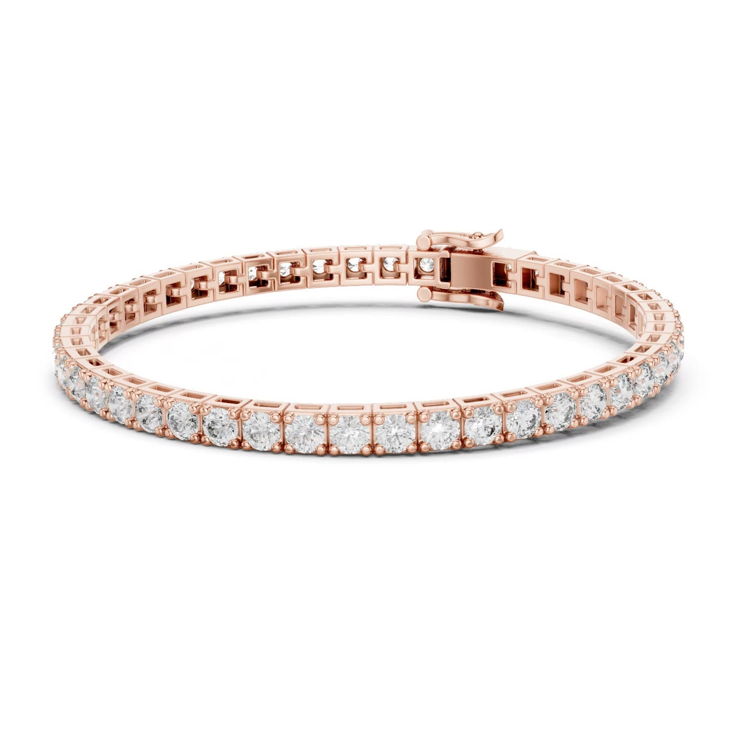 Lab Grown Diamond Tennis Bracelet in 14K Gold