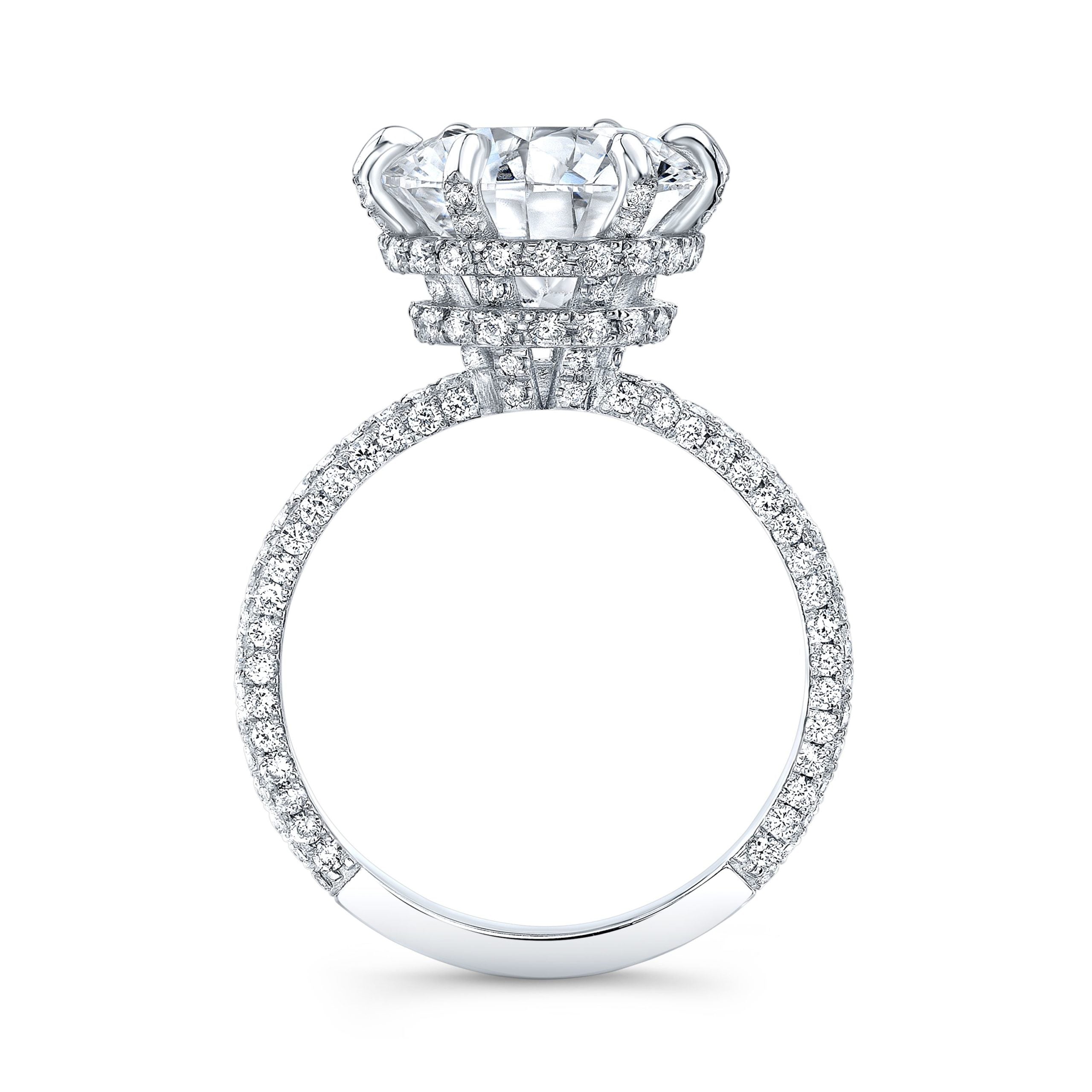 The Lourdes Round Lab Grown Diamond Ring