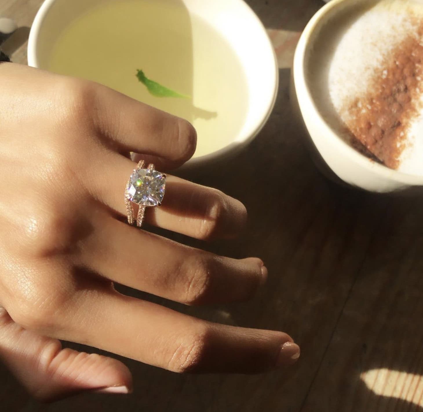 The Paloma Cushion Lab Grown Diamond Ring